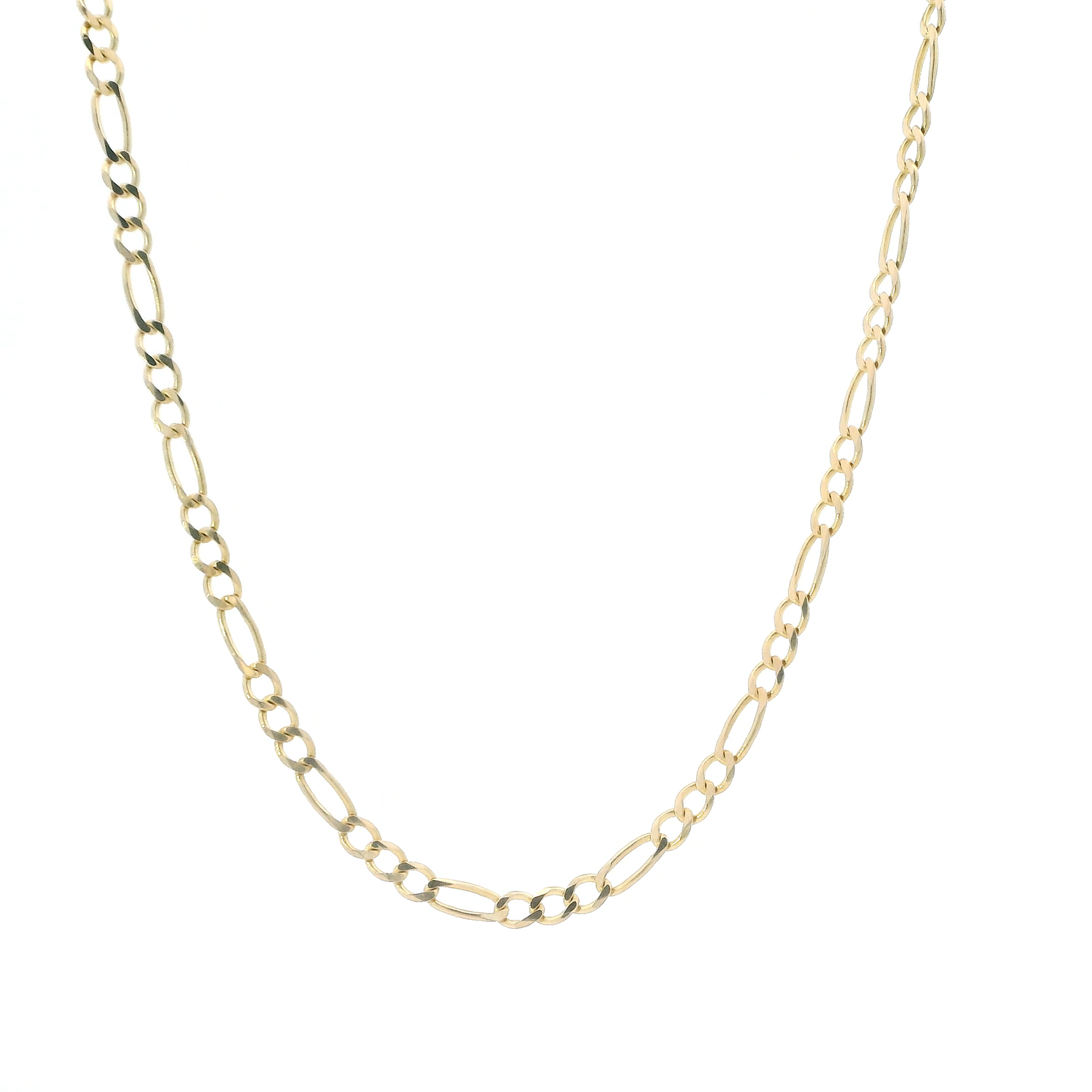 14K Yellow Gold 25" Figaro Chain