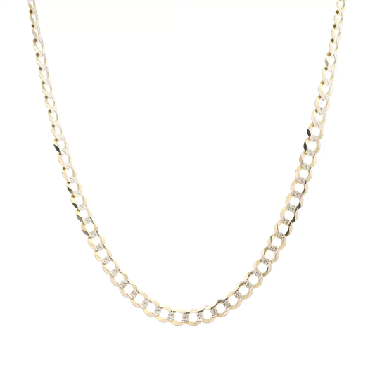 14K Yellow Gold 22" Curb Chain