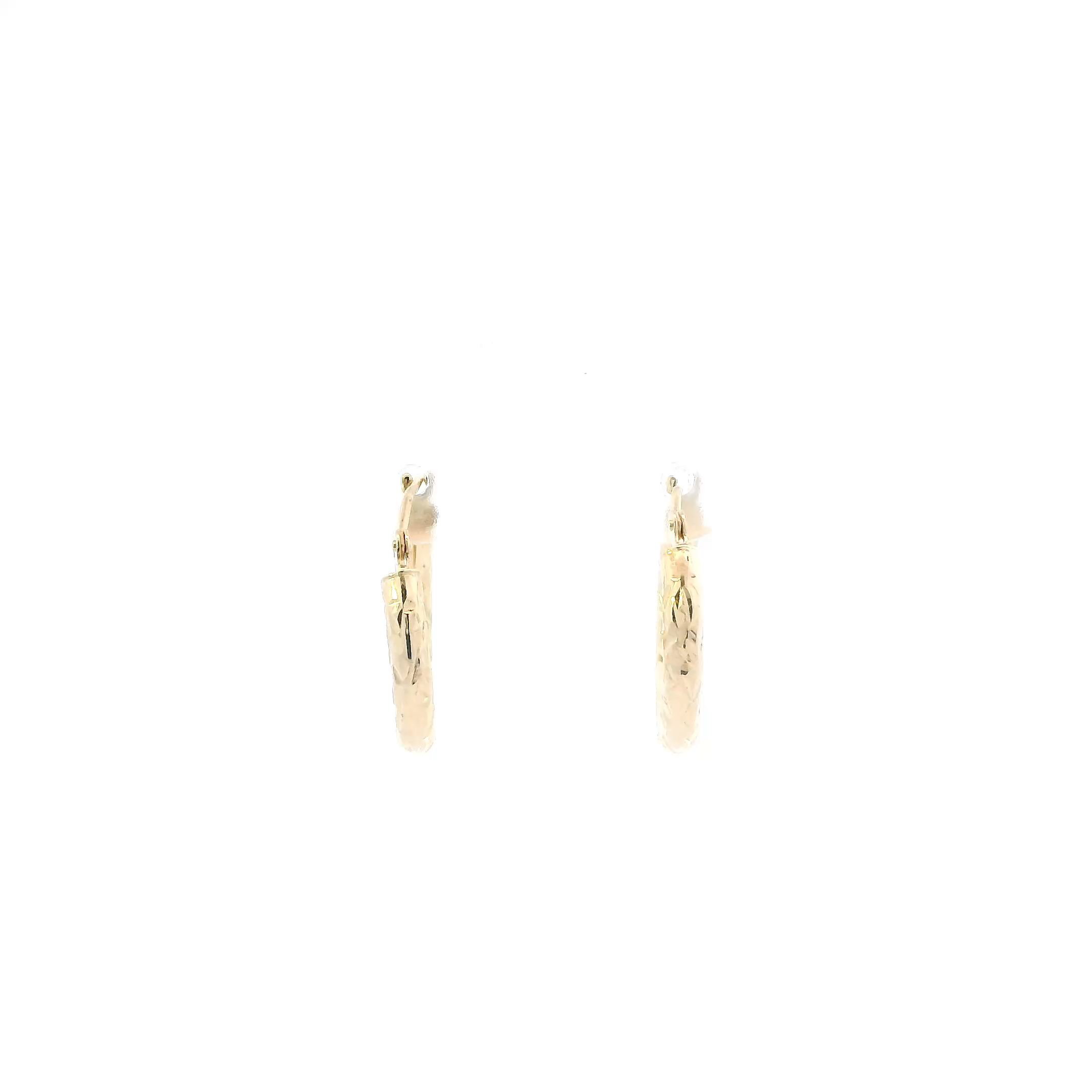 10K Yellow Gold Hoop Earrings