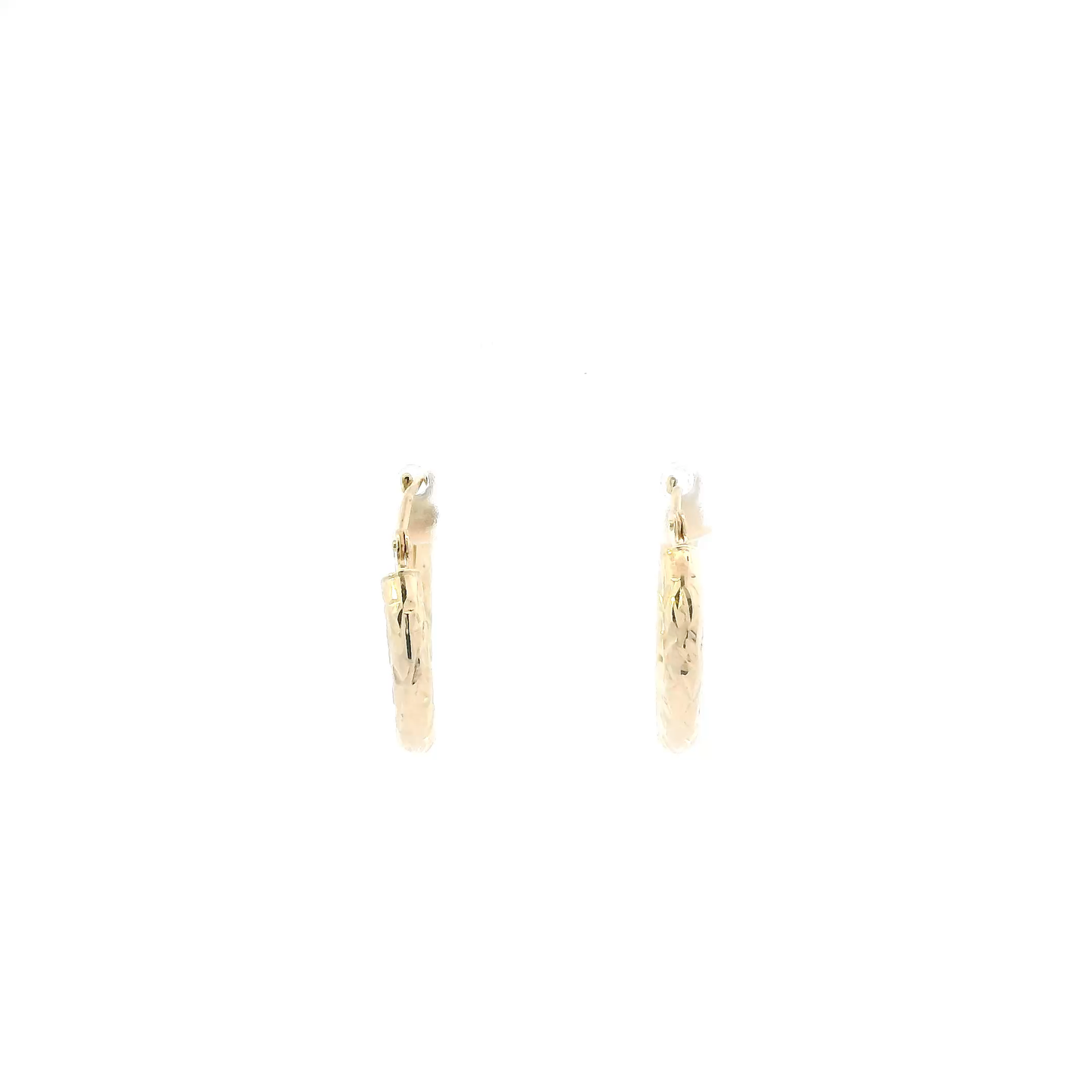 10K Yellow Gold Hoop Earrings