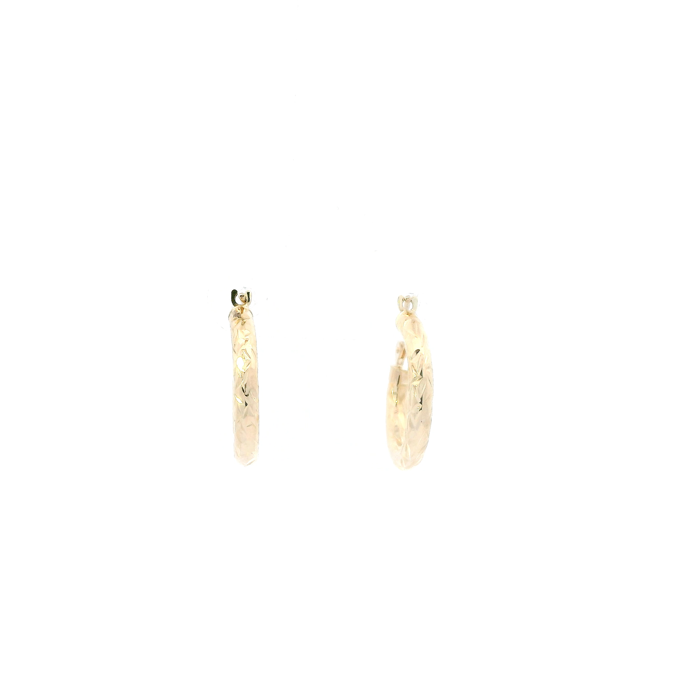 10K Yellow Gold Hoop Earrings