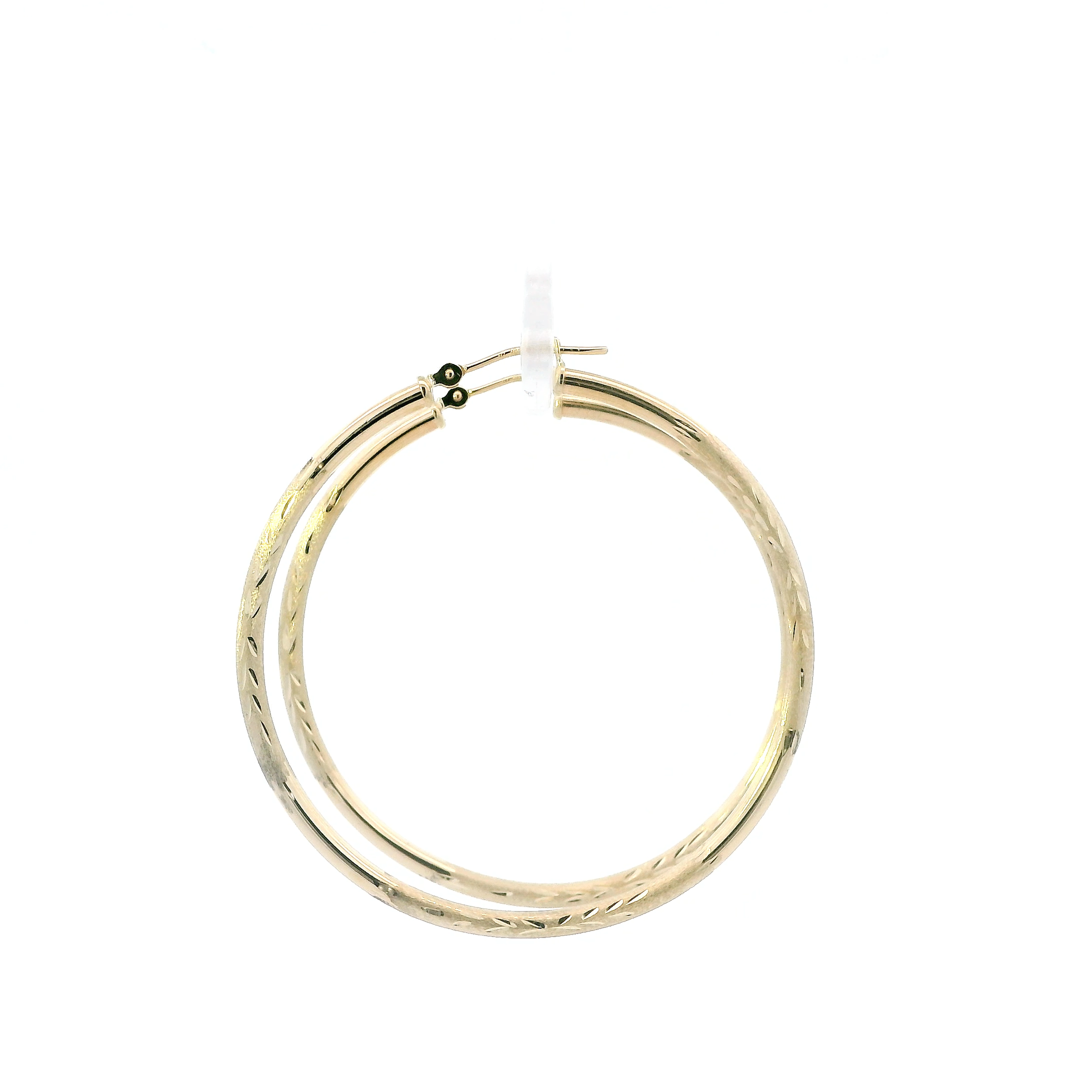 10K Yellow Gold Hoop Earrings