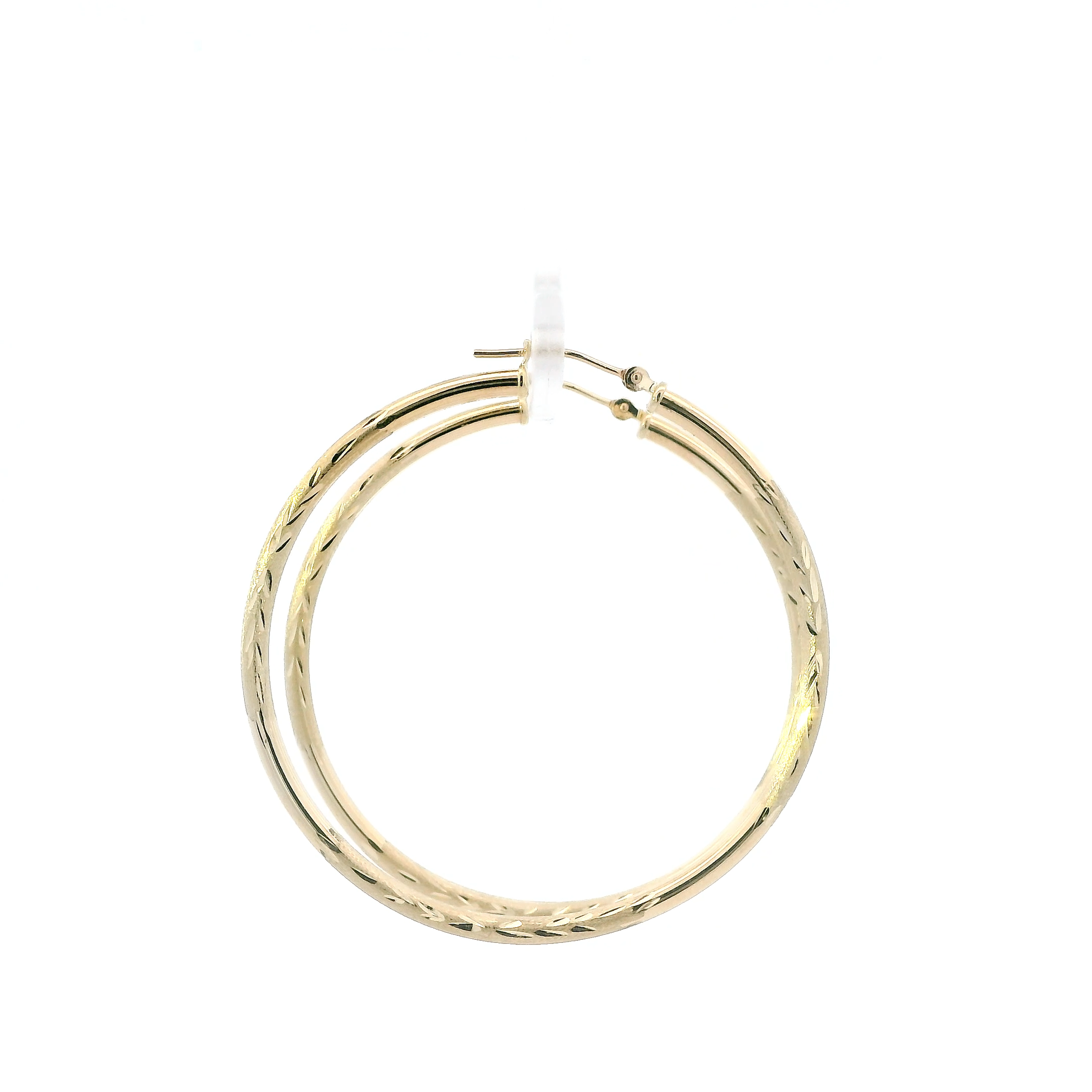10K Yellow Gold Hoop Earrings