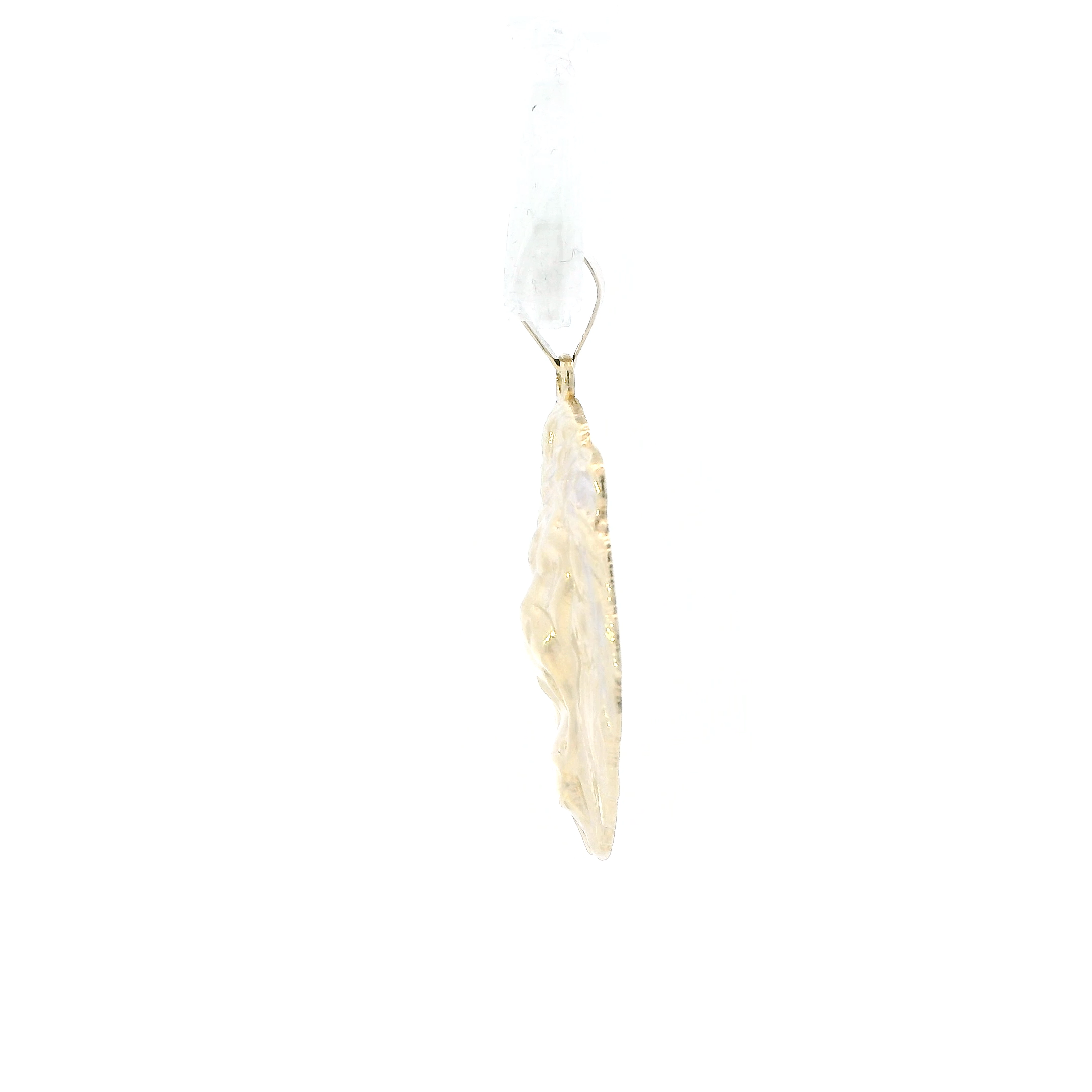 10K Yellow Gold Lion Head Pendant