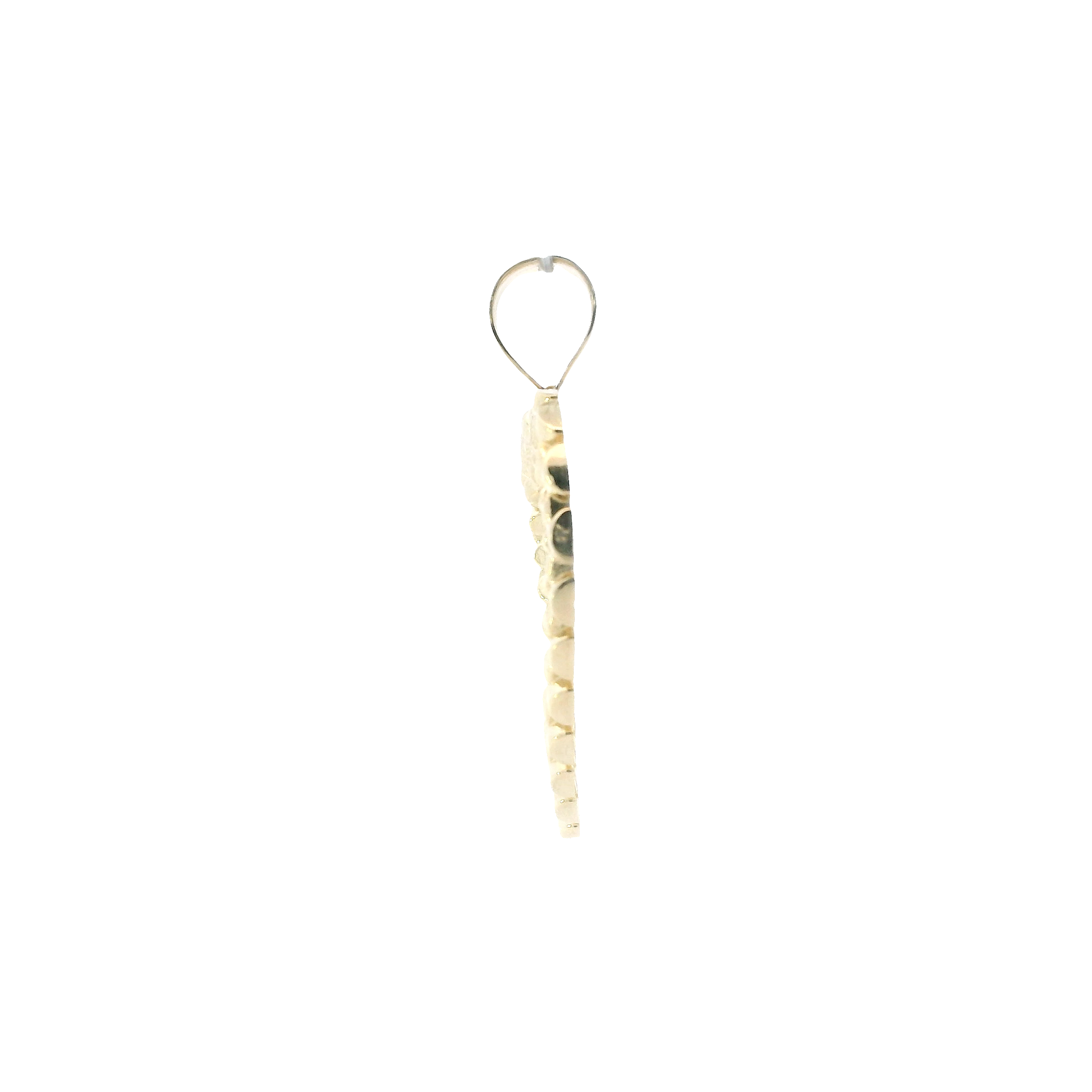 10K Yellow Gold Rolex Heart Pendant