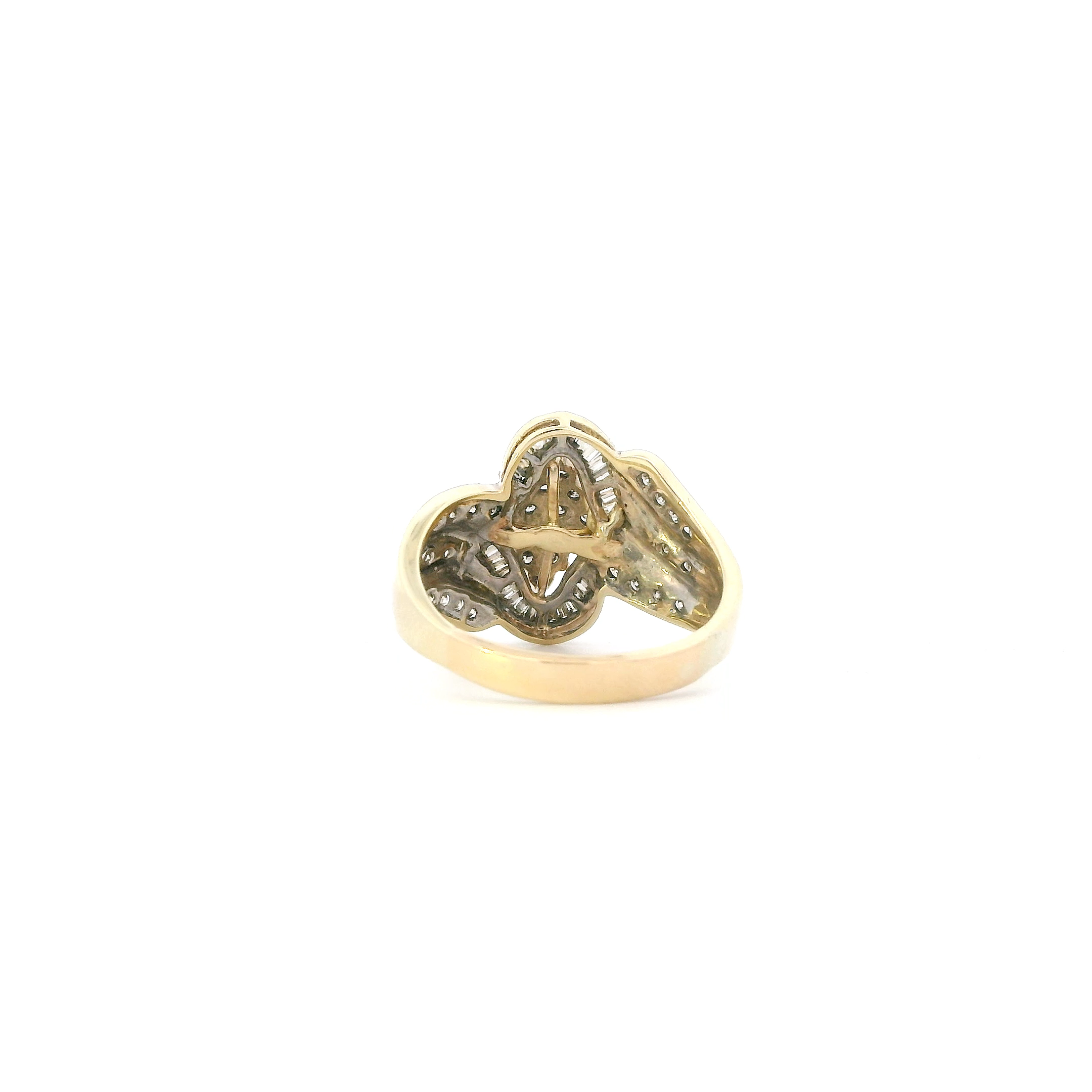 10K Yellow Gold Diamond Ring - 0.68ct