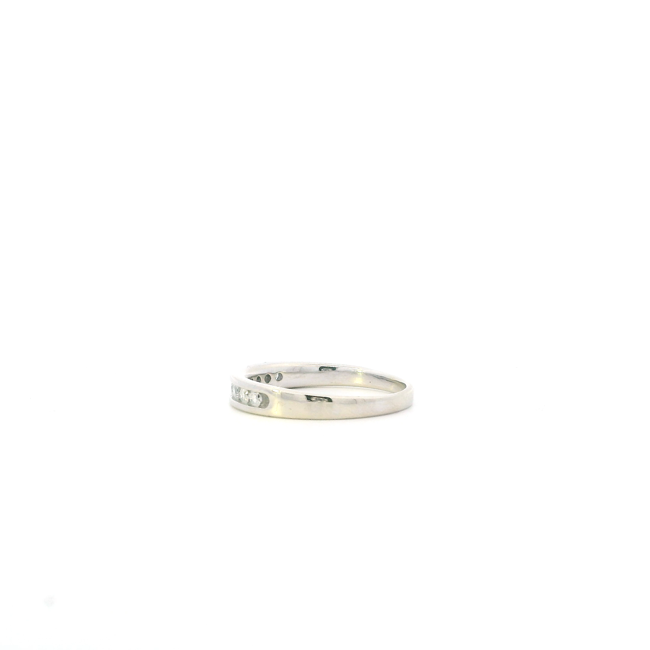 14K White Gold Diamond Women's Ring - 0.23ct