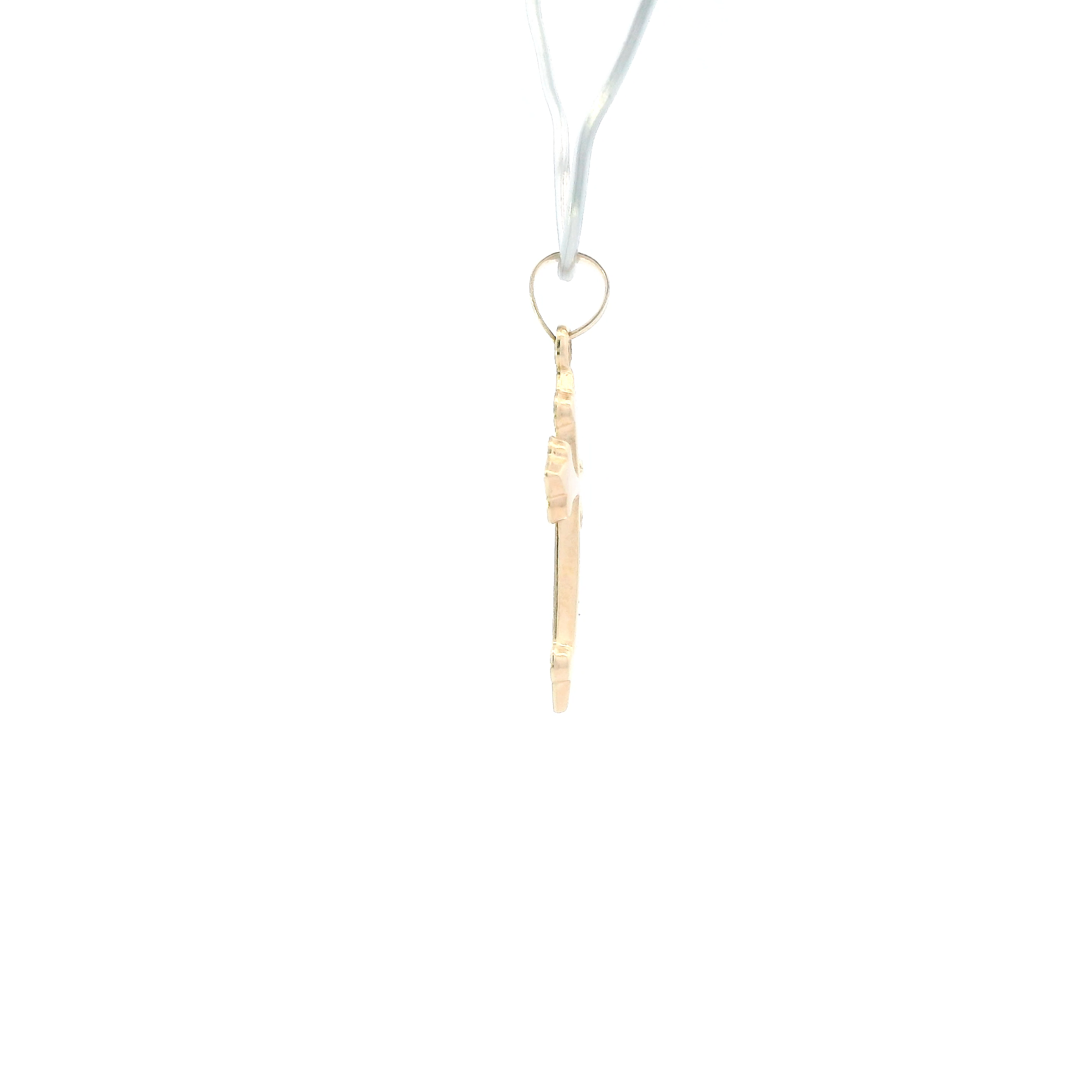 14K Yellow Gold Cross Pendant