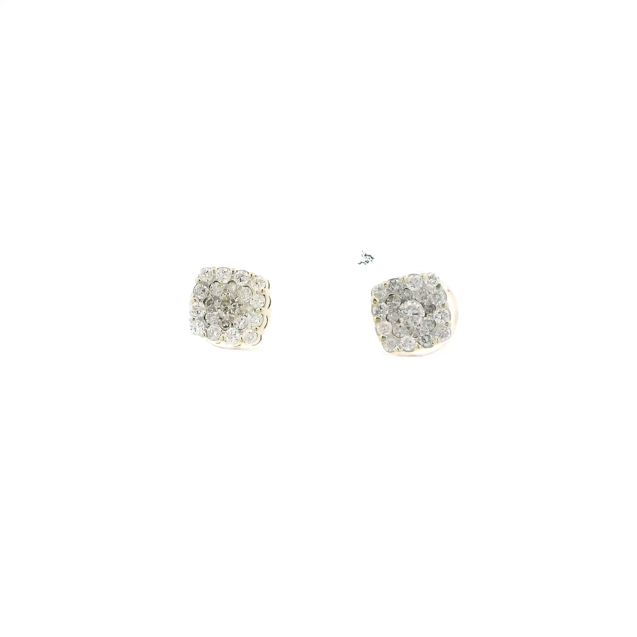 10K Yellow Gold Diamond Earrings - 0.45ct
