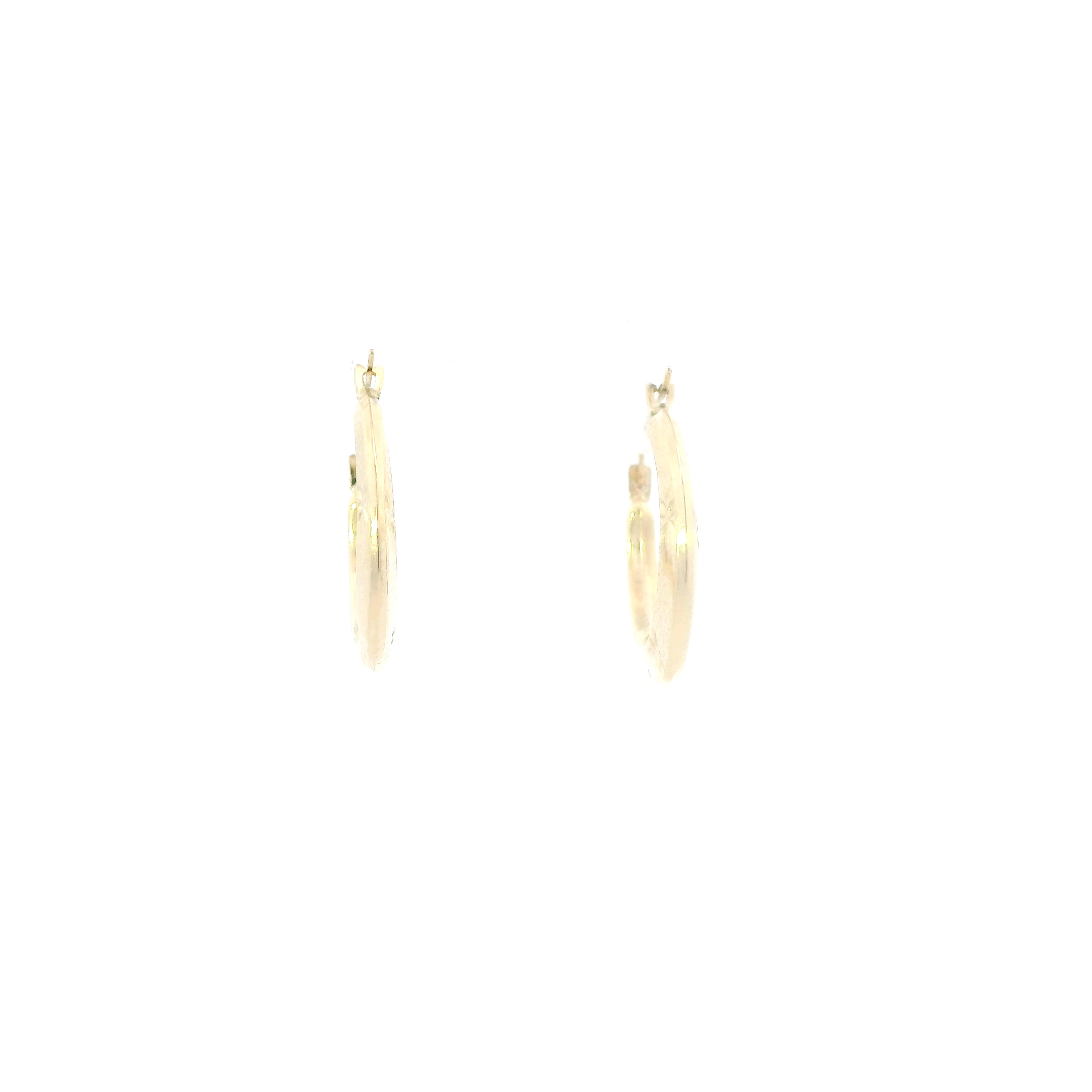 10K Yellow Gold hoop Earrings
