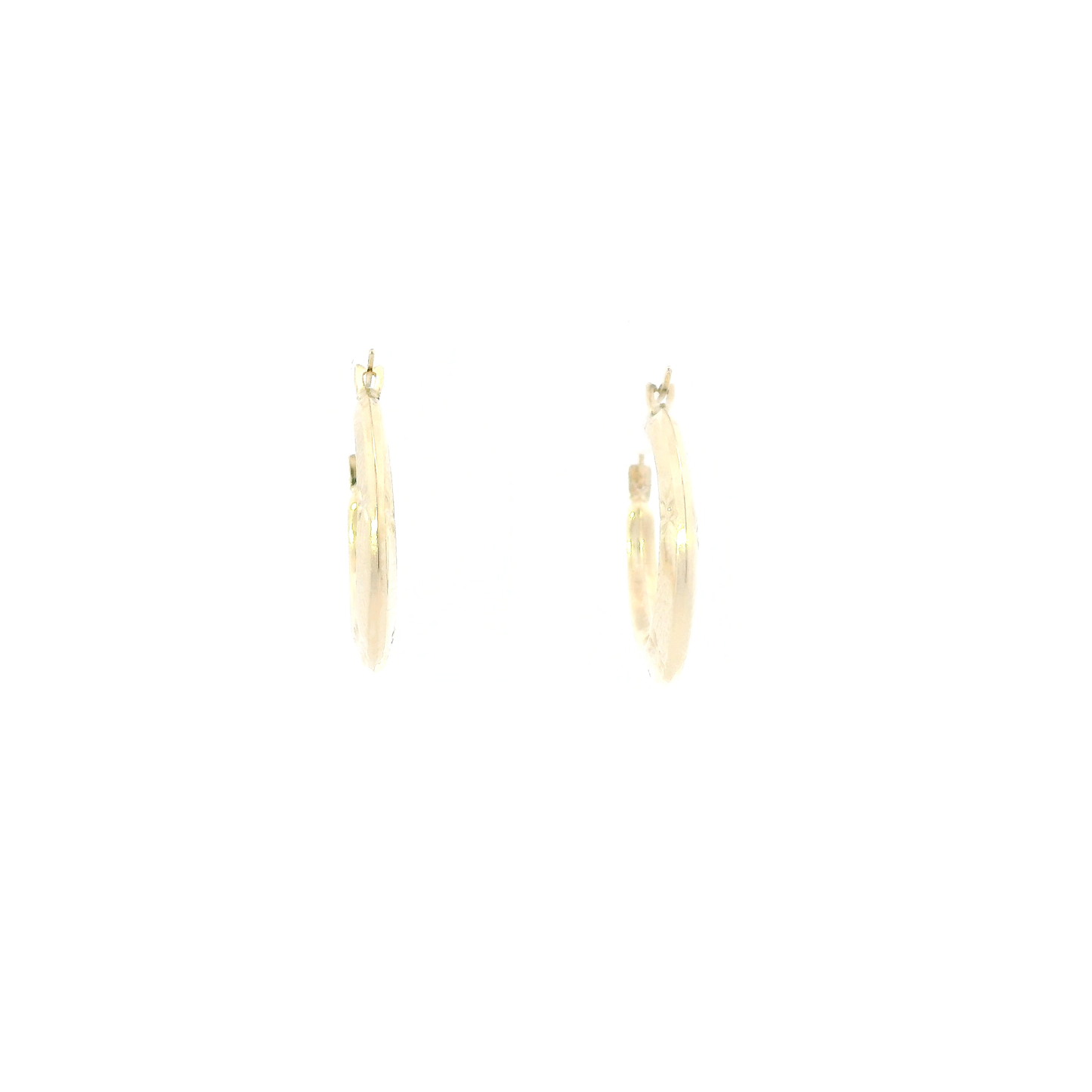 10K Yellow Gold hoop Earrings