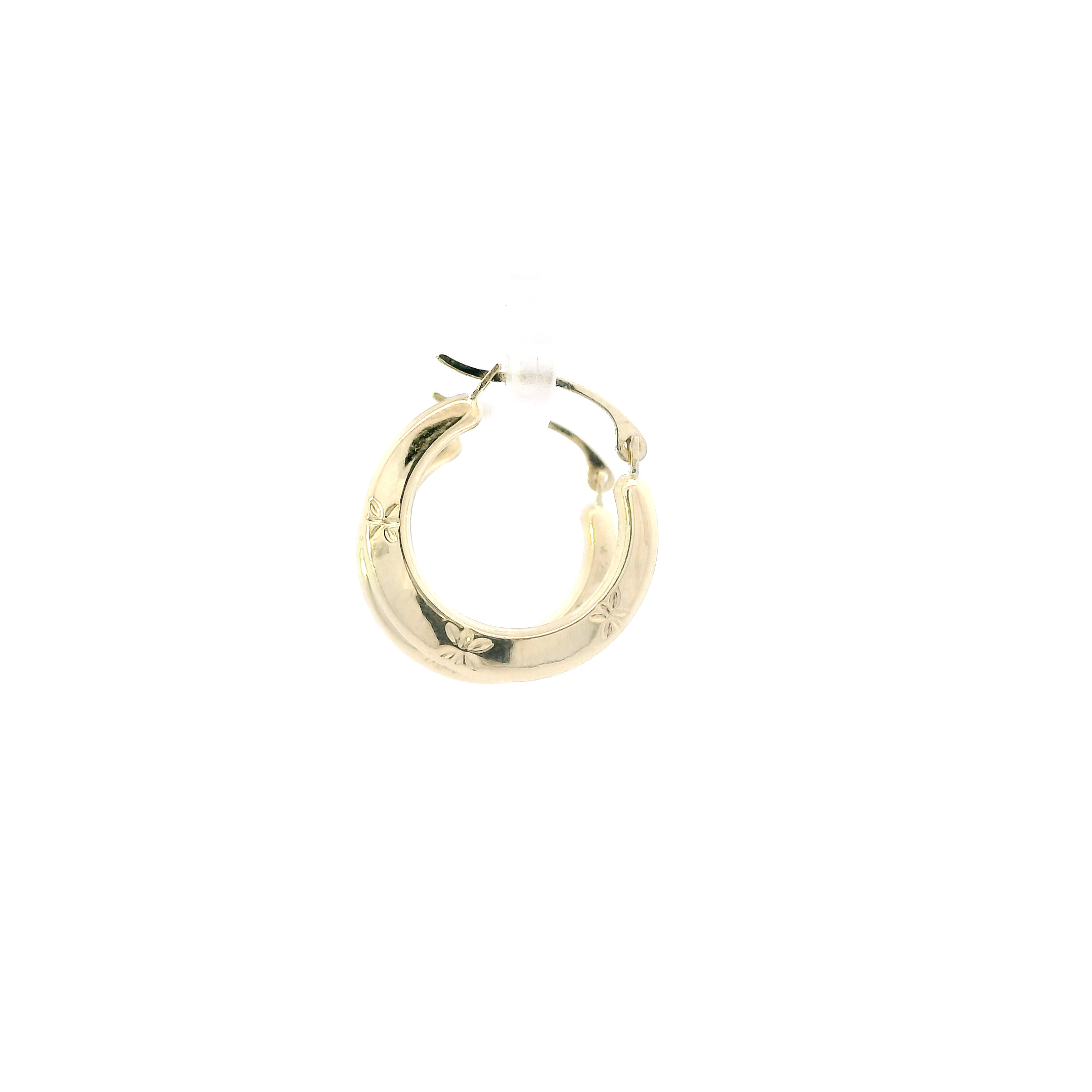 10K Yellow Gold hoop Earrings
