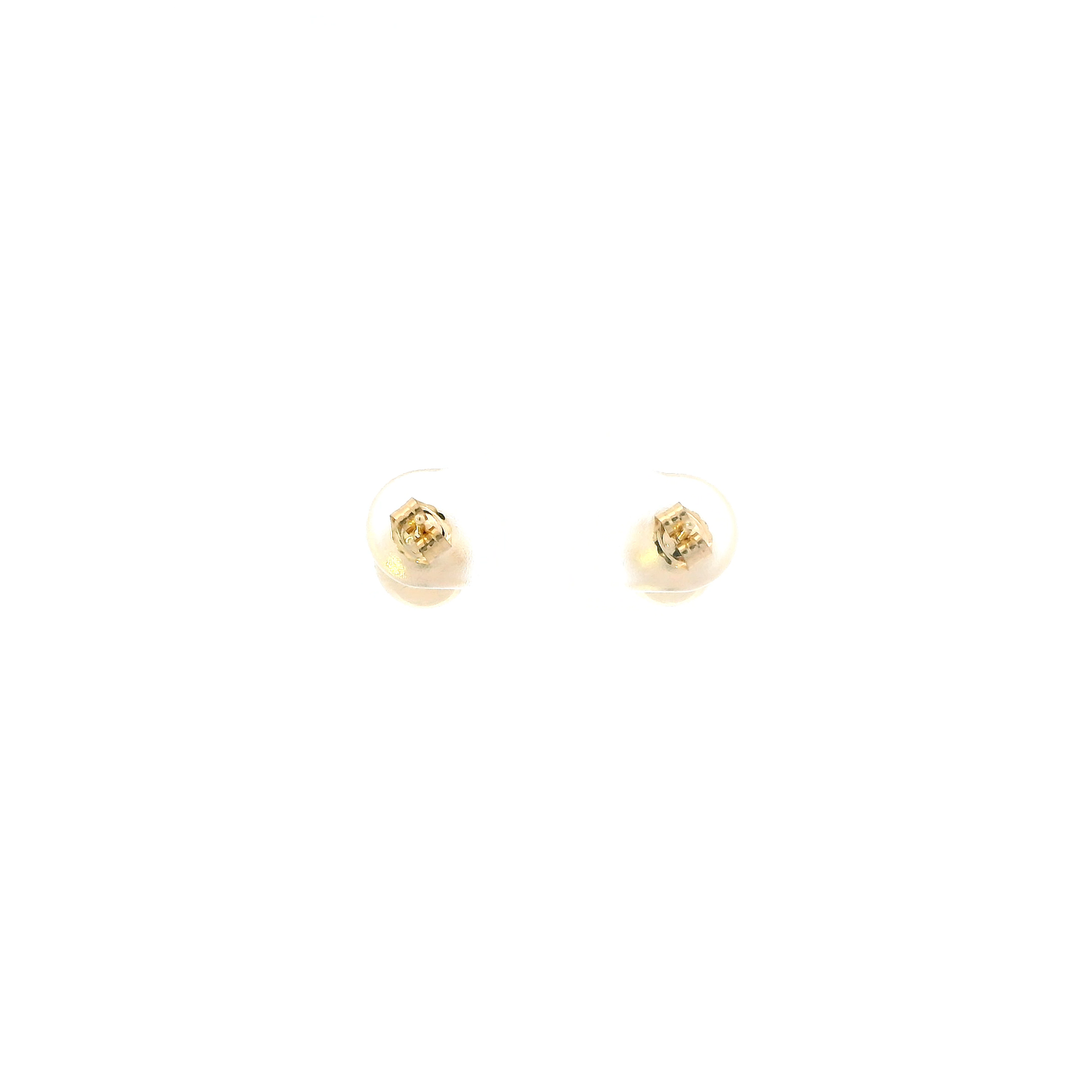 14K Yellow Gold Ball Stud Earrings