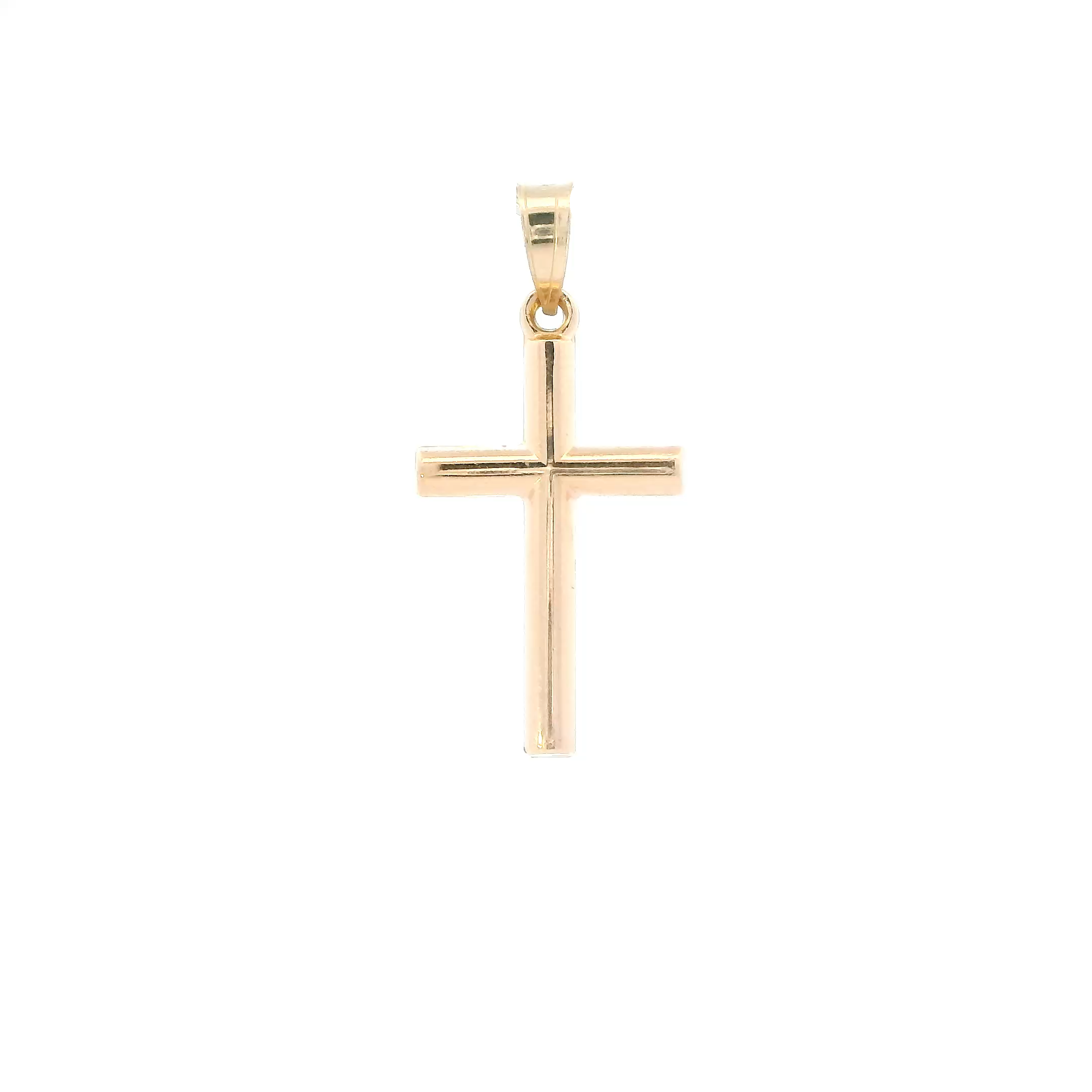 14K Yellow Gold Cross Pendant