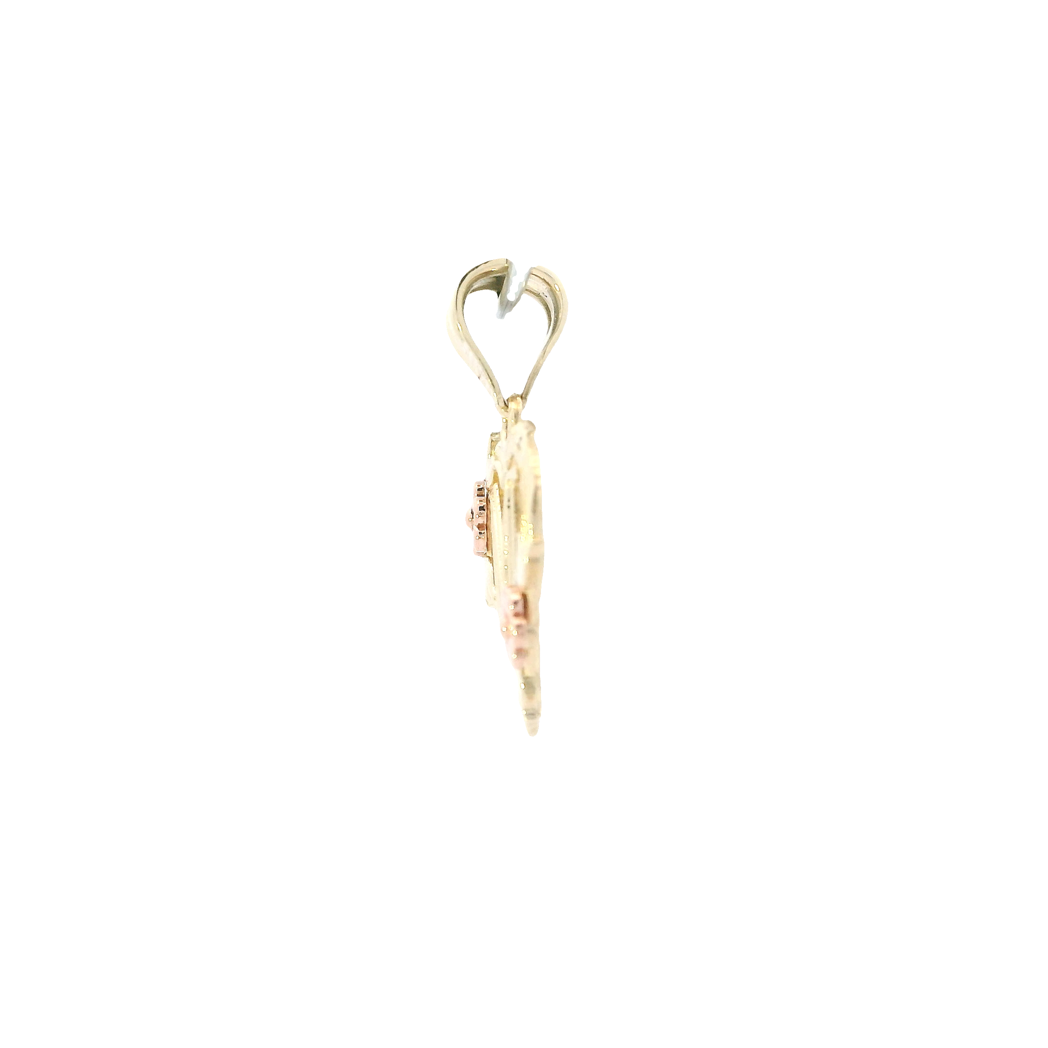 10K Yellow & Rose Gold Letter 
