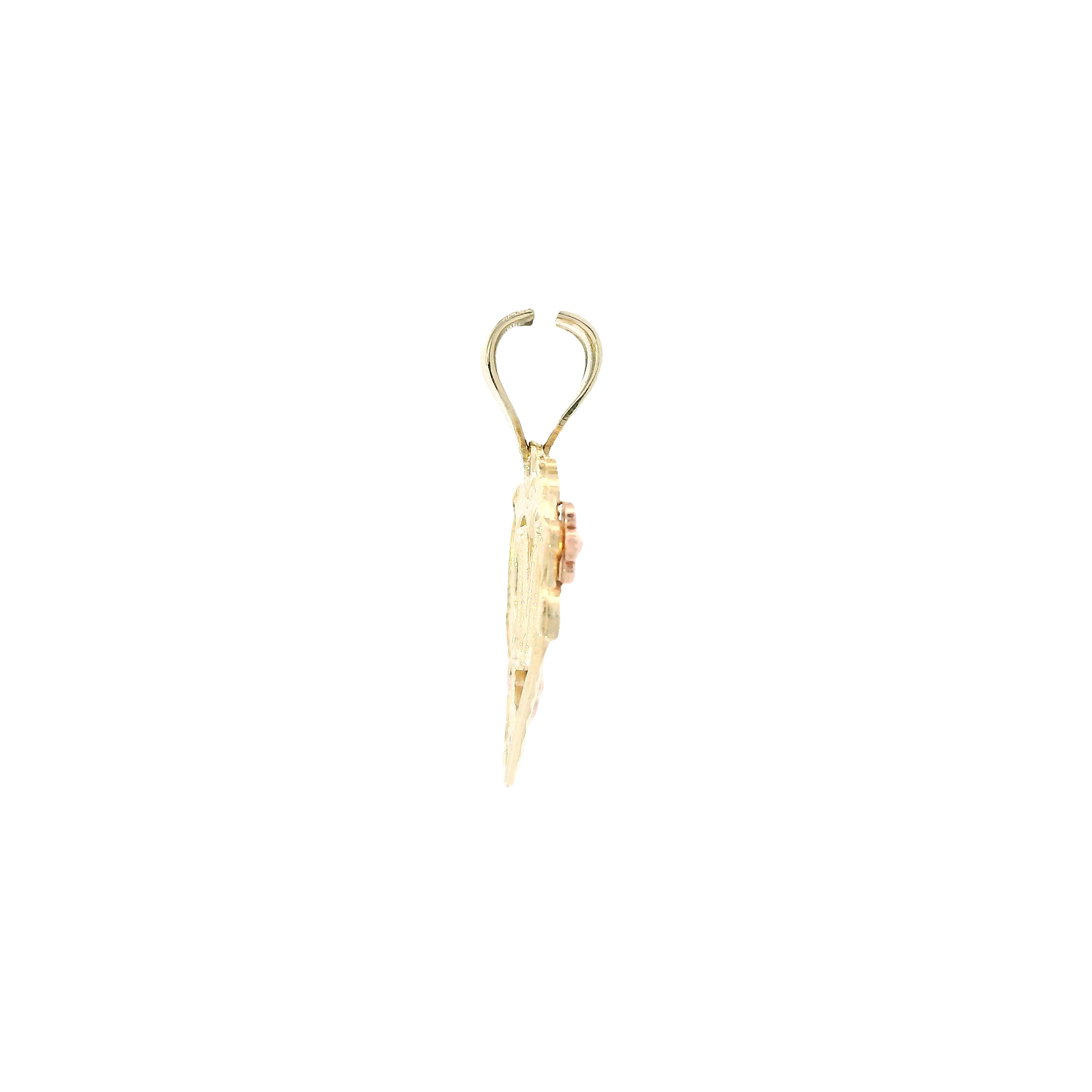 10K Yellow & Rose Gold Letter 