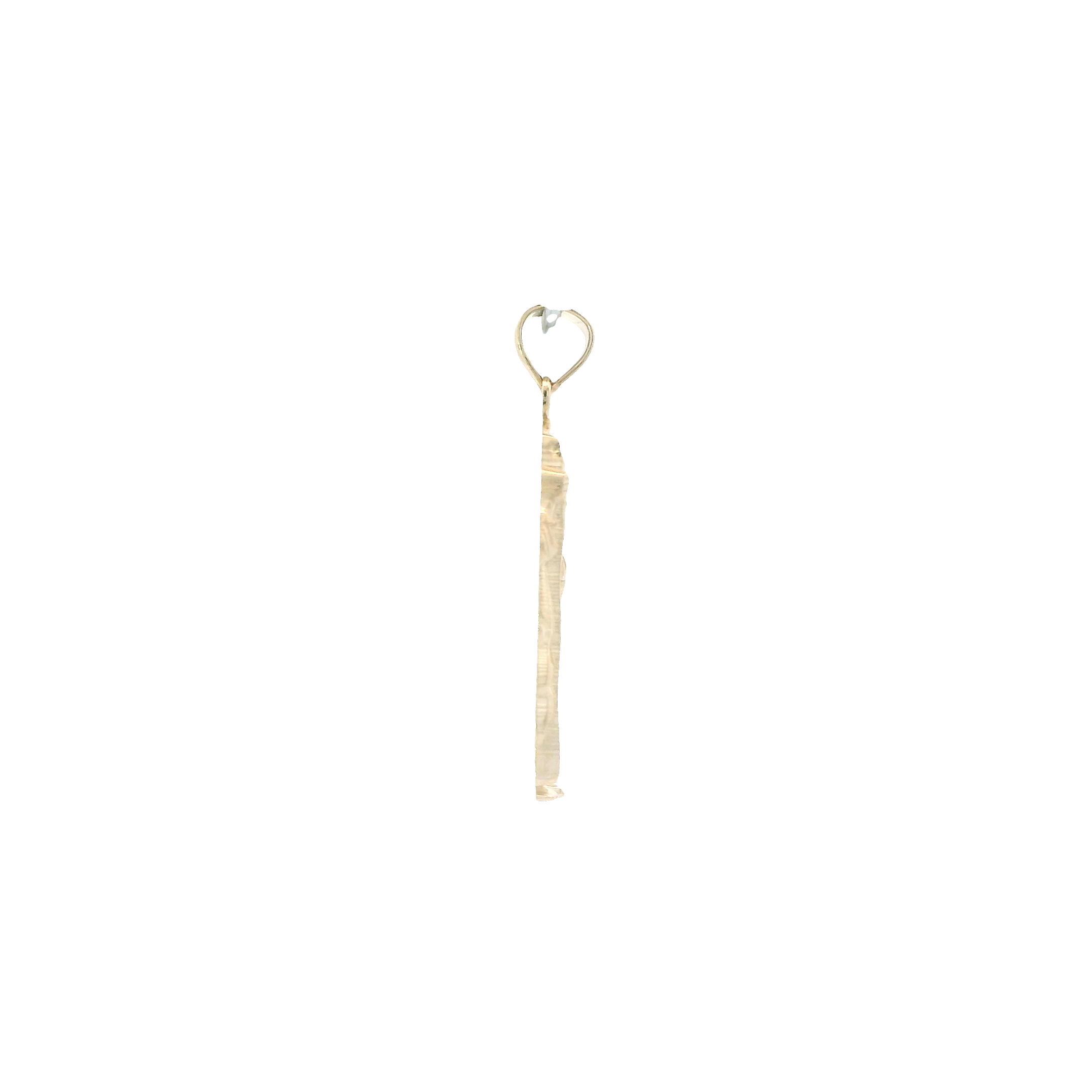 14K Yellow Gold Religious Figure Pendant