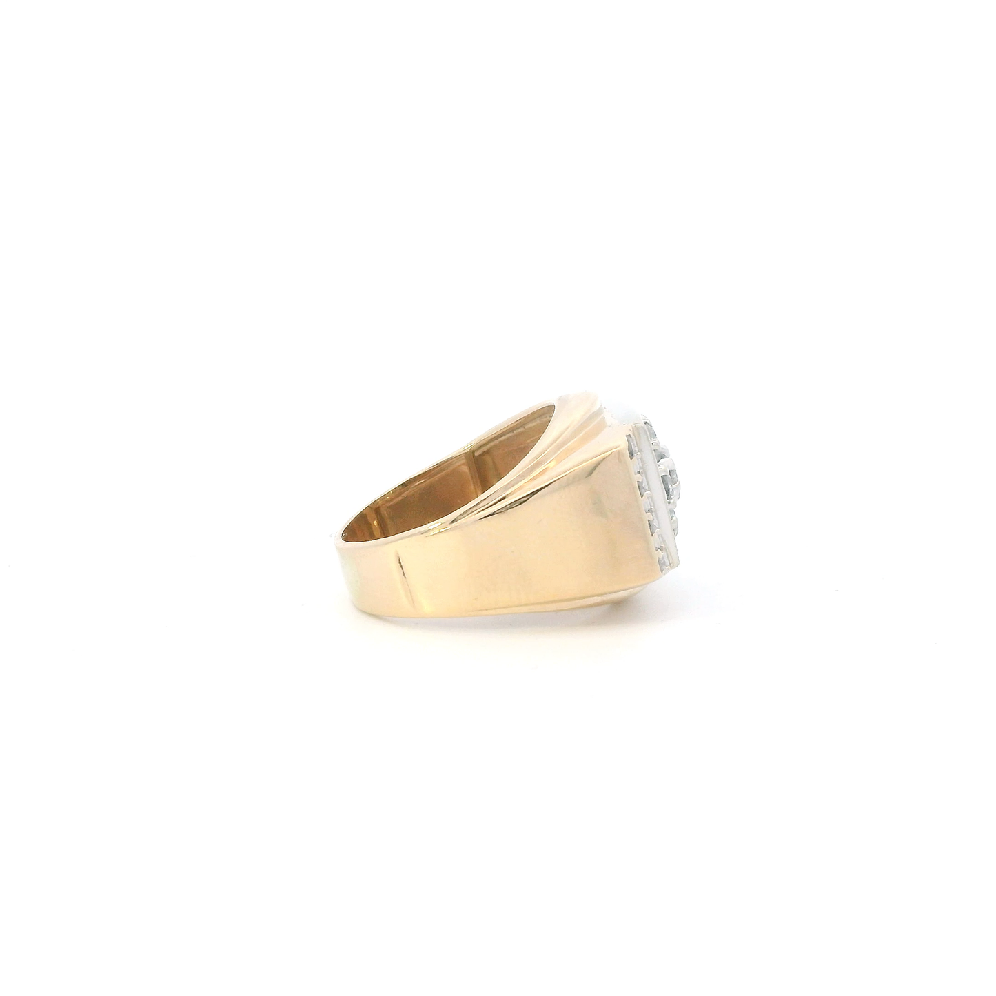 14K Yellow Gold Diamond Women's Ring - 0.63ct