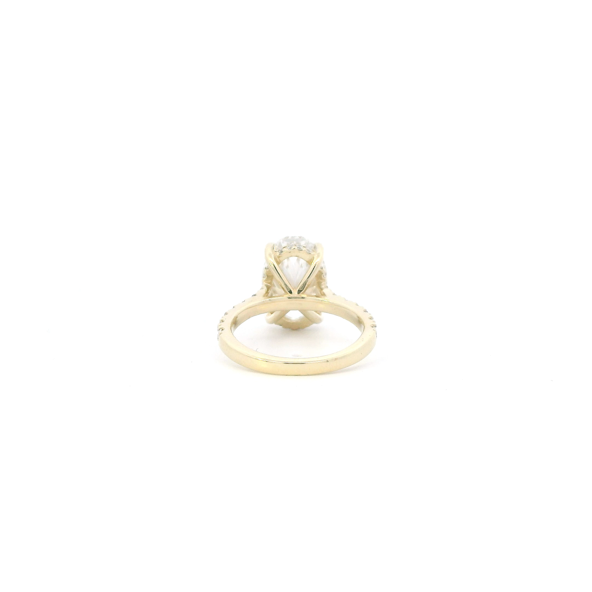 14K Yellow Gold Lab Grown Diamond Women's Ring - 4.59ct