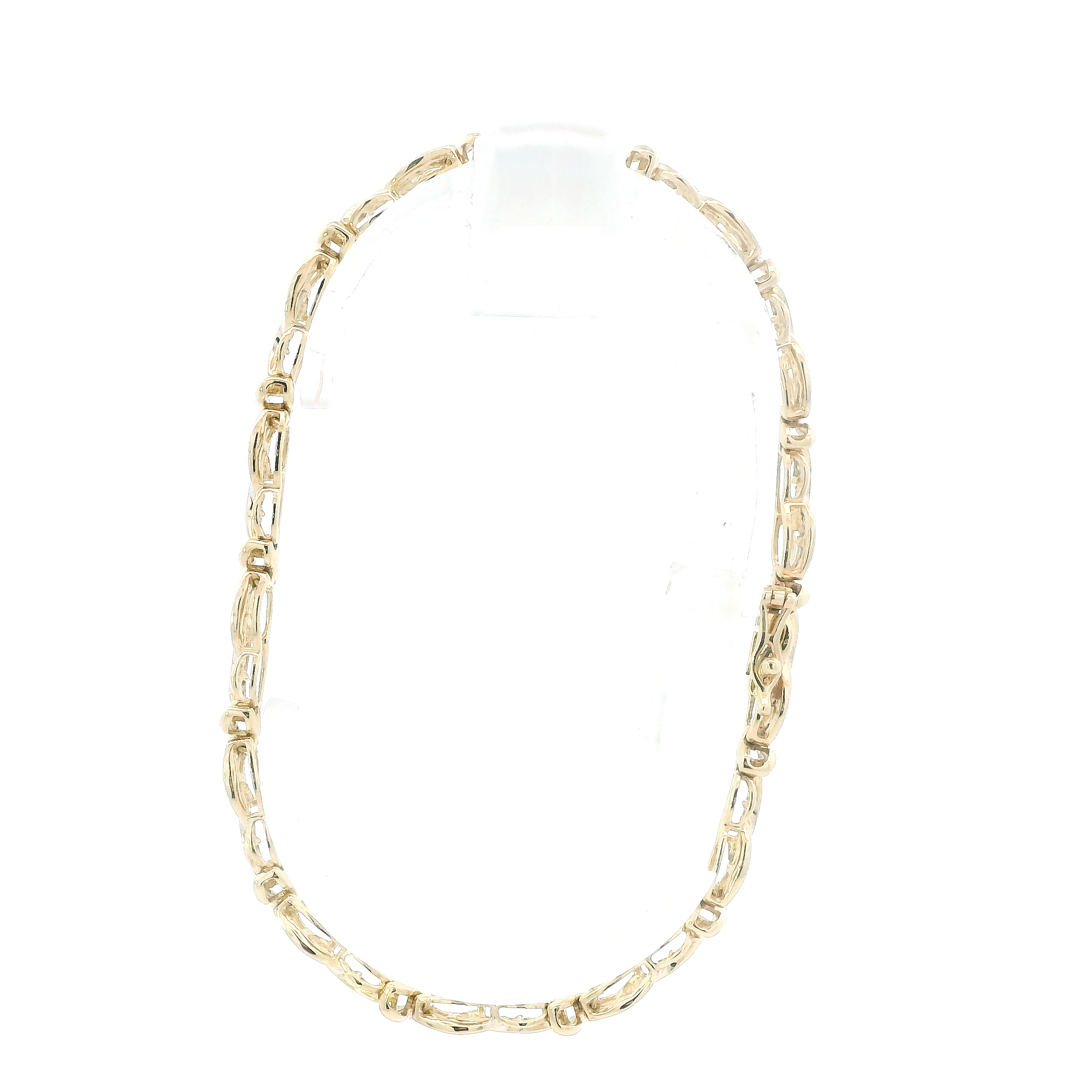 10K Yellow Gold Diamond Tennis Bracelet-1.00ct