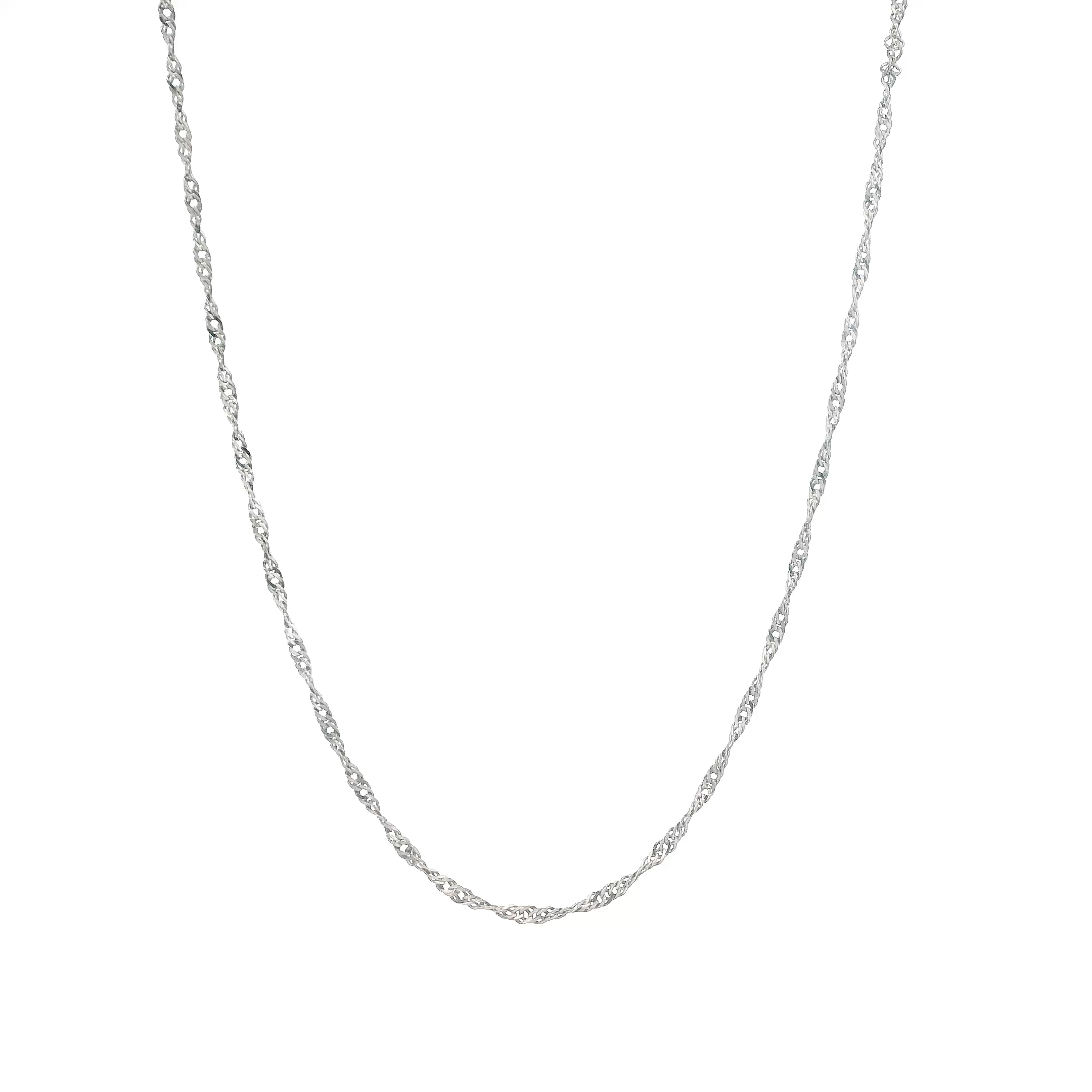 14K White Gold 17