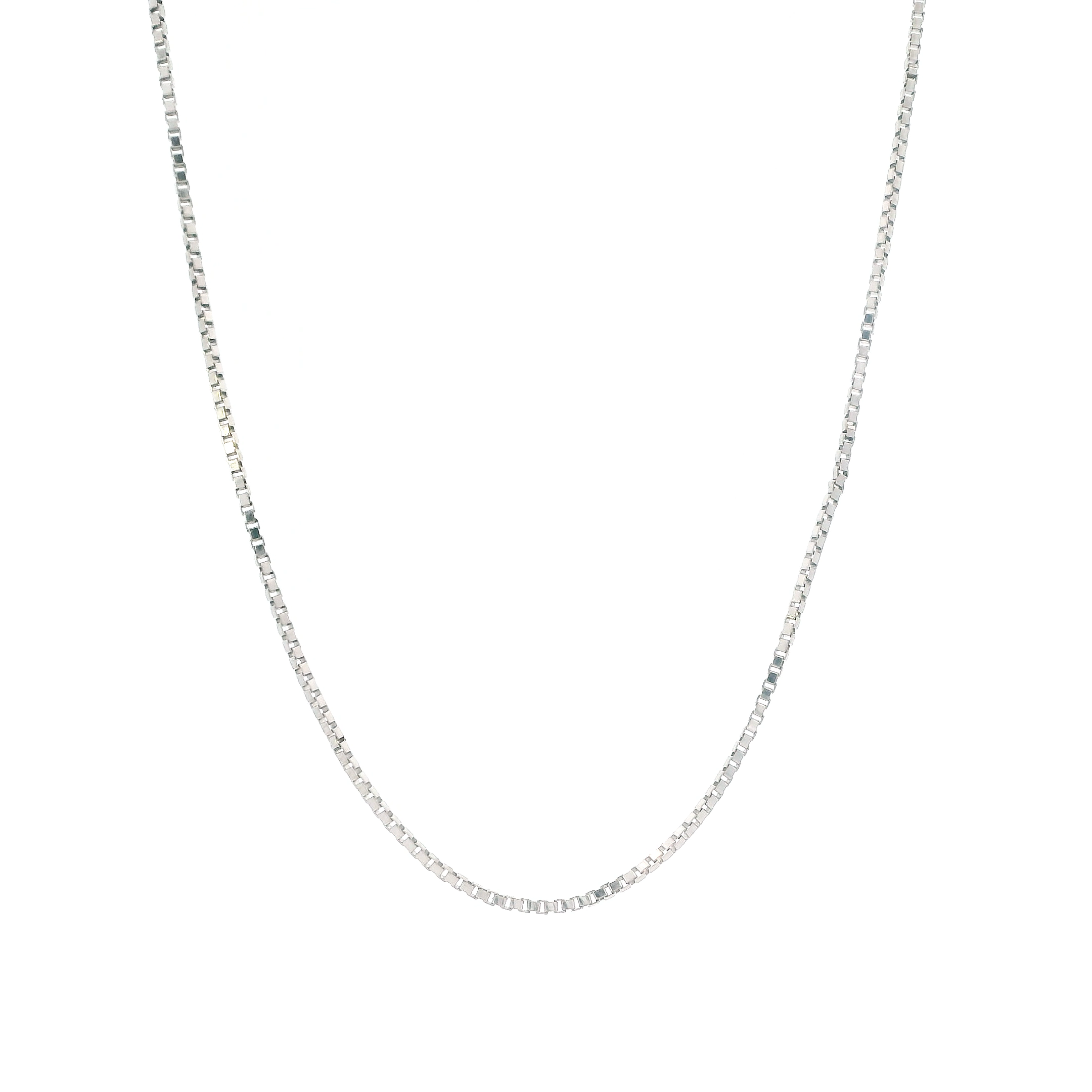 14K White Gold 15.5