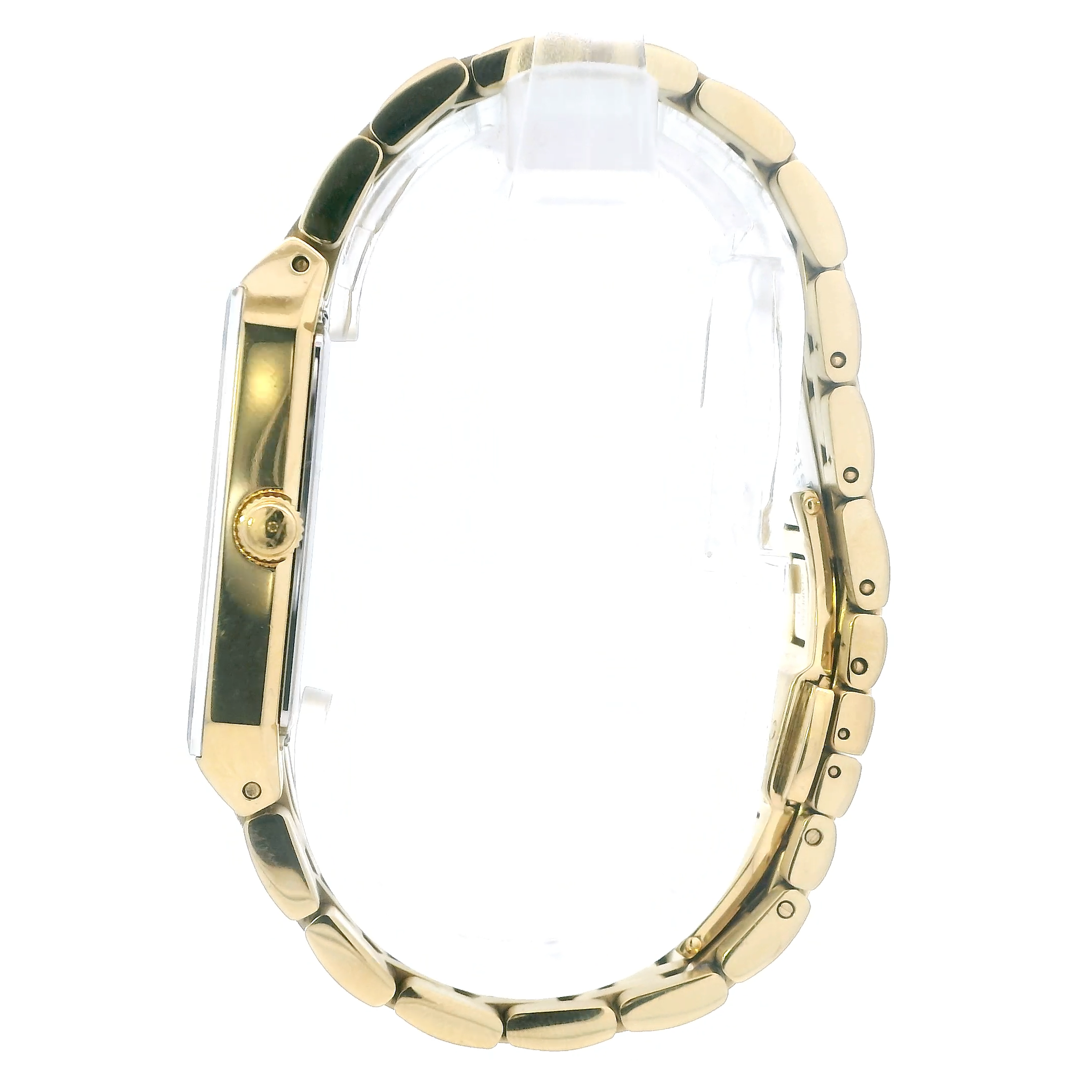 Bulova Diamond Dial Stainless Steel Rectangle Men's Wristwatch