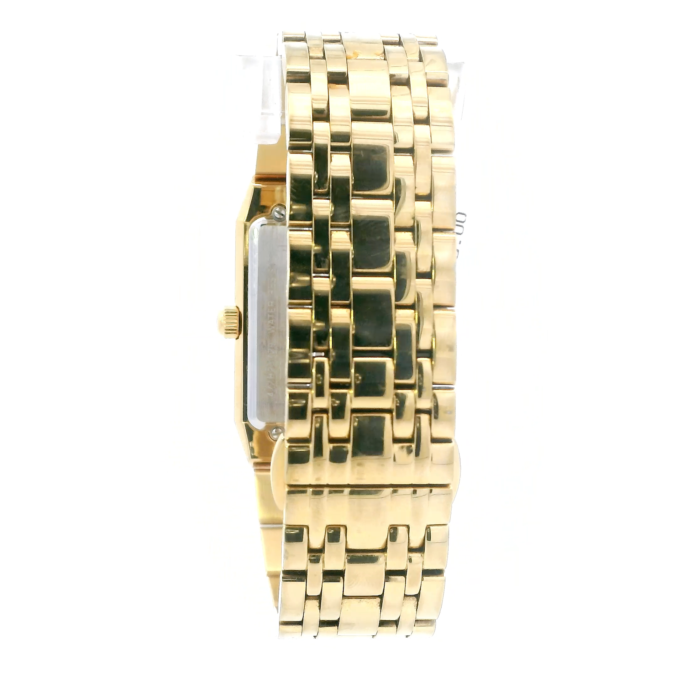 Bulova Diamond Dial Stainless Steel Rectangle Men's Wristwatch