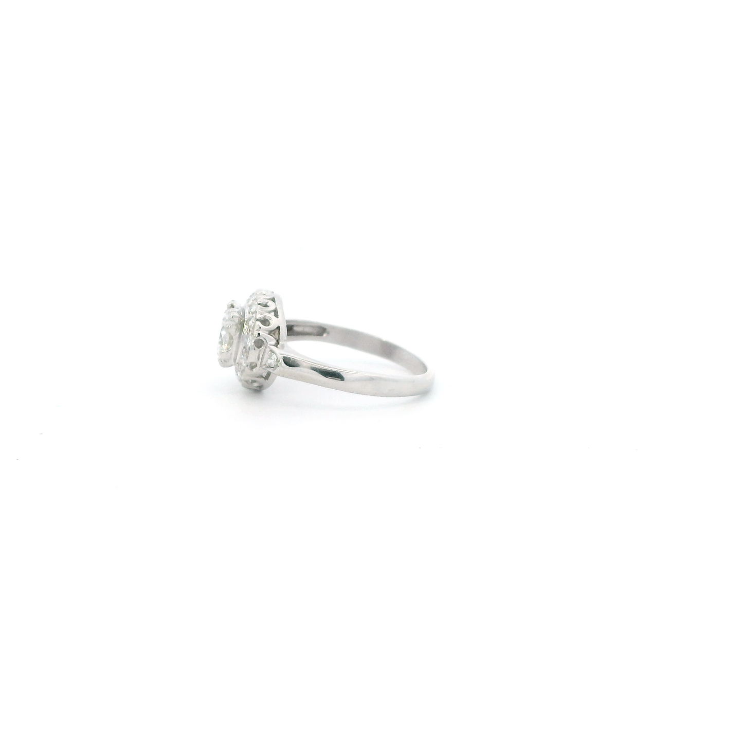 Platinum Diamond Women's Ring - 0.55ct
