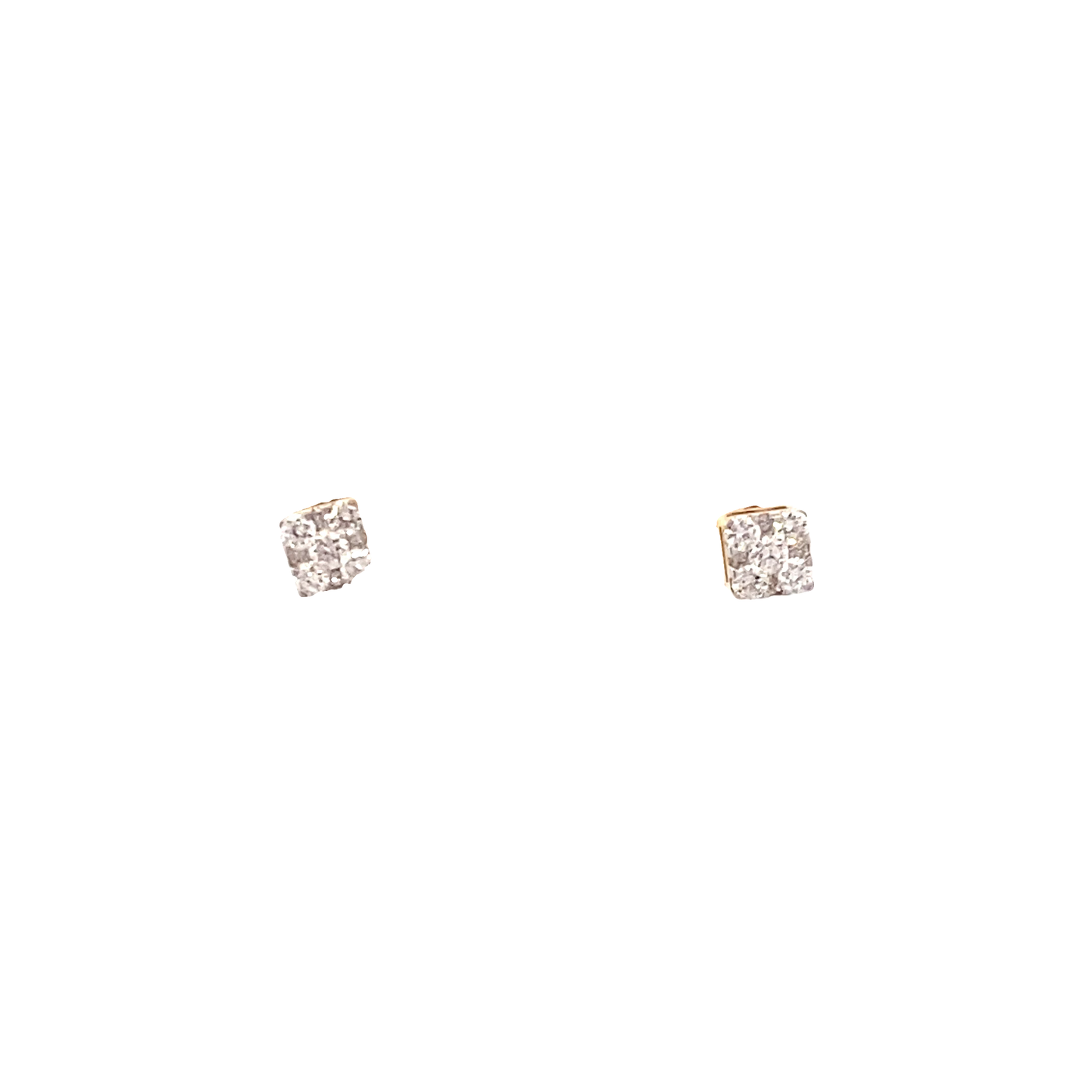 New 14K Yellow Gold Lab Grown Diamond Earrings - 0.23ct