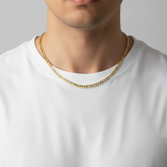 10K Yellow Gold 22" Curb Chain