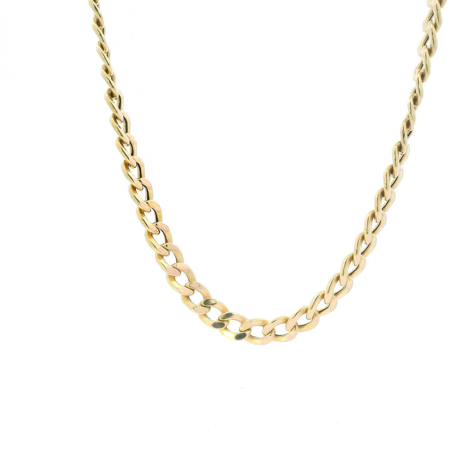 10K Yellow Gold 22" Curb Chain