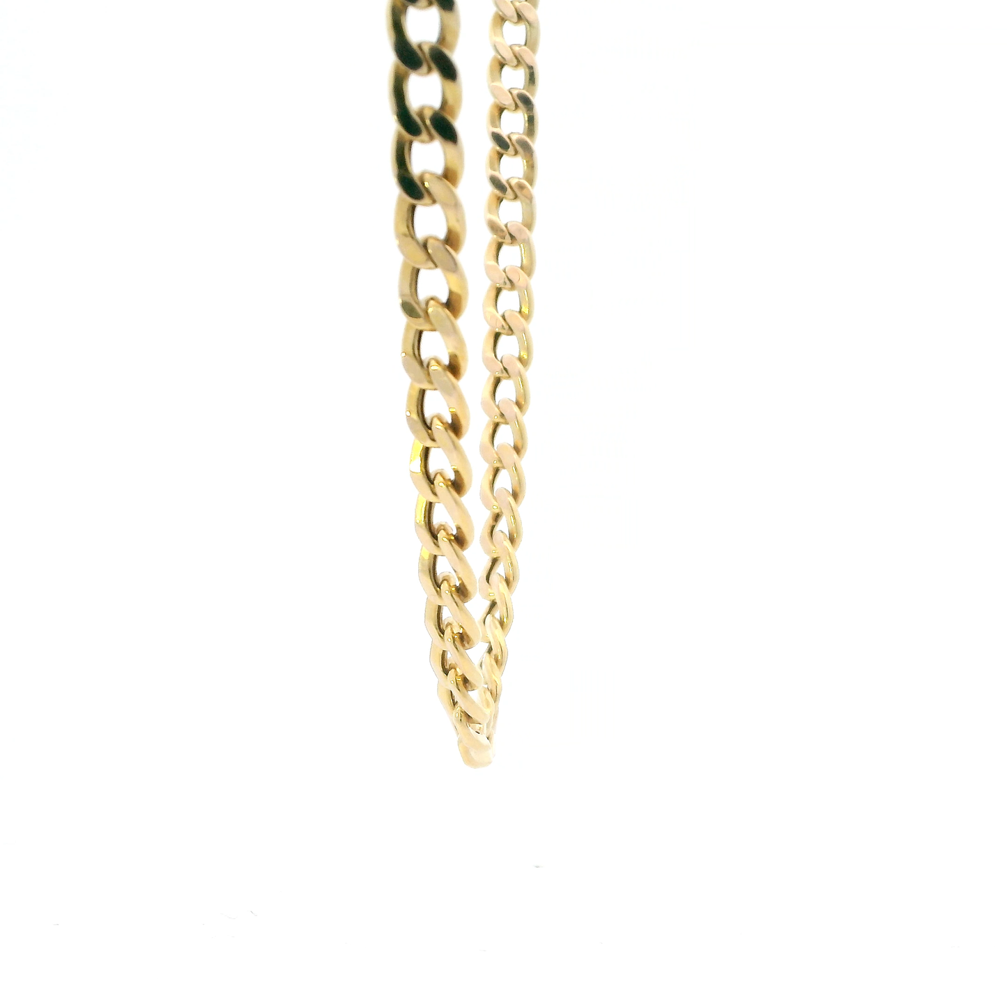 10K Yellow Gold 22" Curb Chain