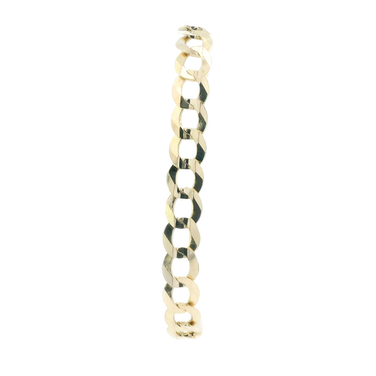 14K Yellow Gold 8" Curb Bracelet