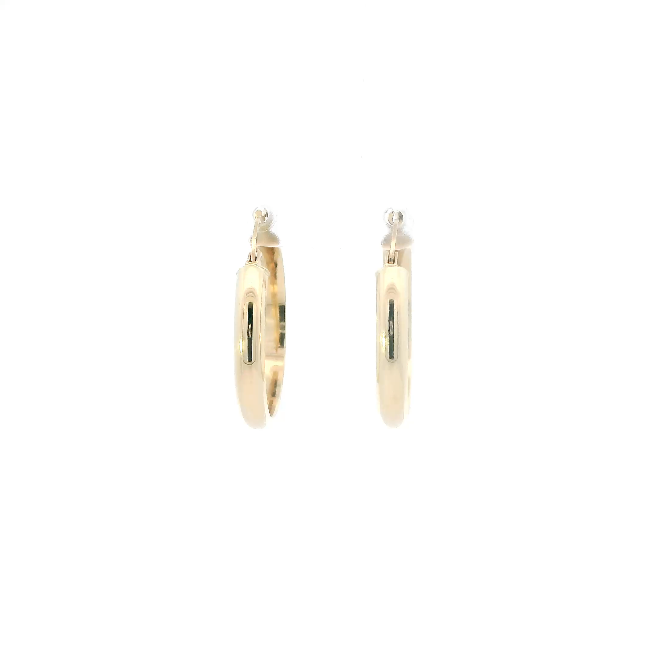 14K Yellow Gold Hoop Earrings