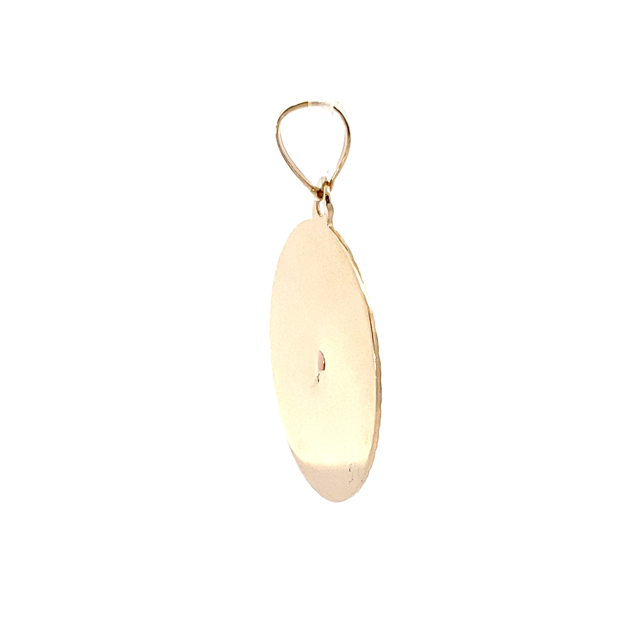 14K Yellow & Rose Gold Religious Pendant