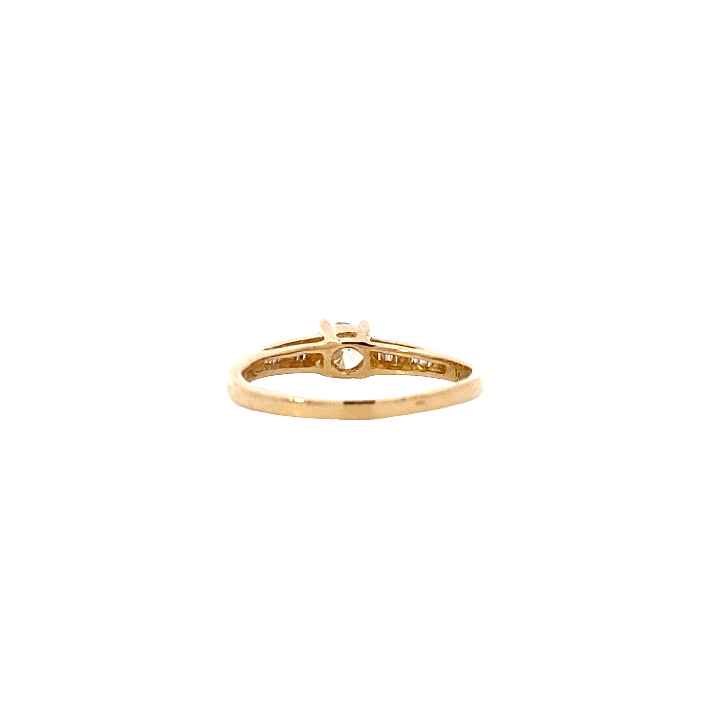 14K Yellow Gold Women's Diamond Ring - 0.29ct