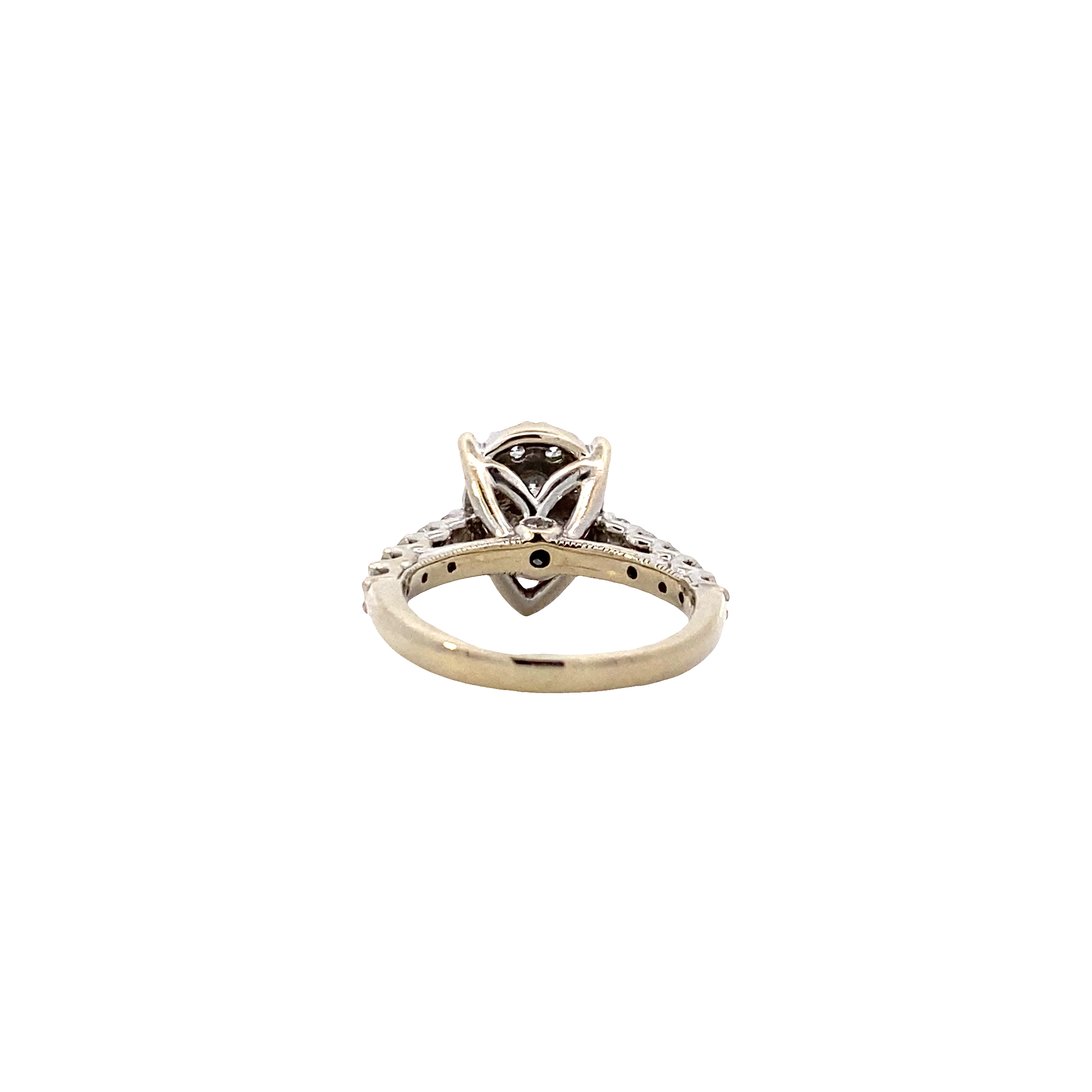 14K White Gold Women's Lab Diamond Ring - 1.50ct