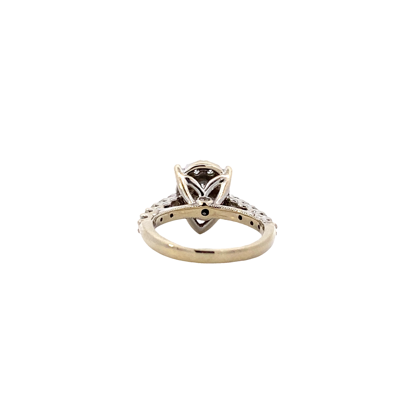 14K White Gold Women's Lab Diamond Ring - 1.50ct