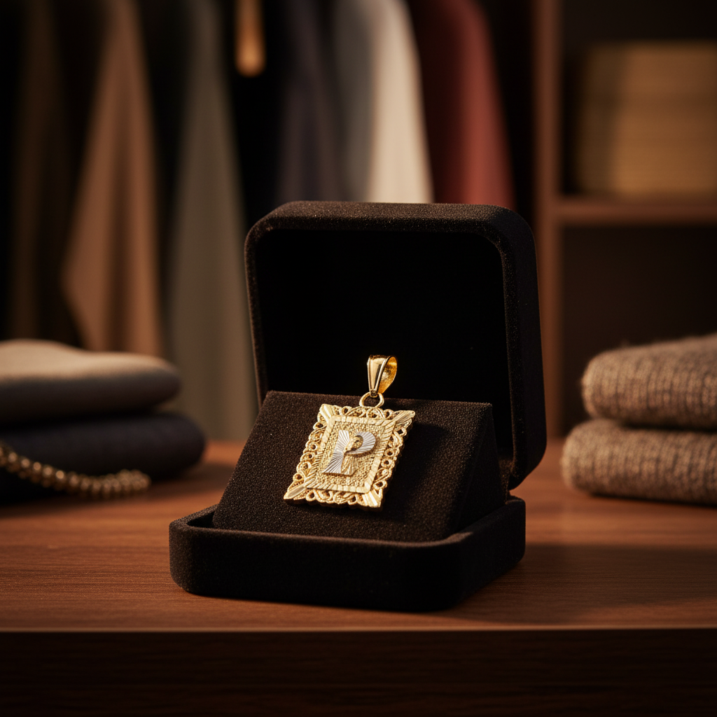 14K Yellow Gold Letter 