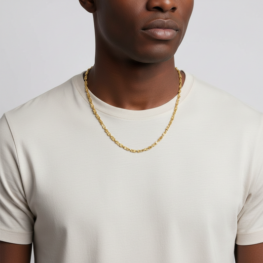 14K Yellow Gold 25" Turkish Chain