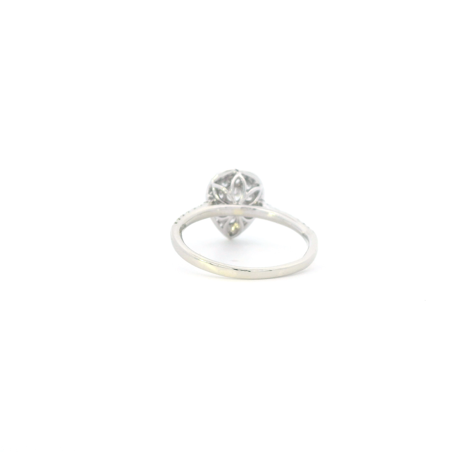 10K White Gold Lab Grown Diamond Womens Ring - 1.00ct