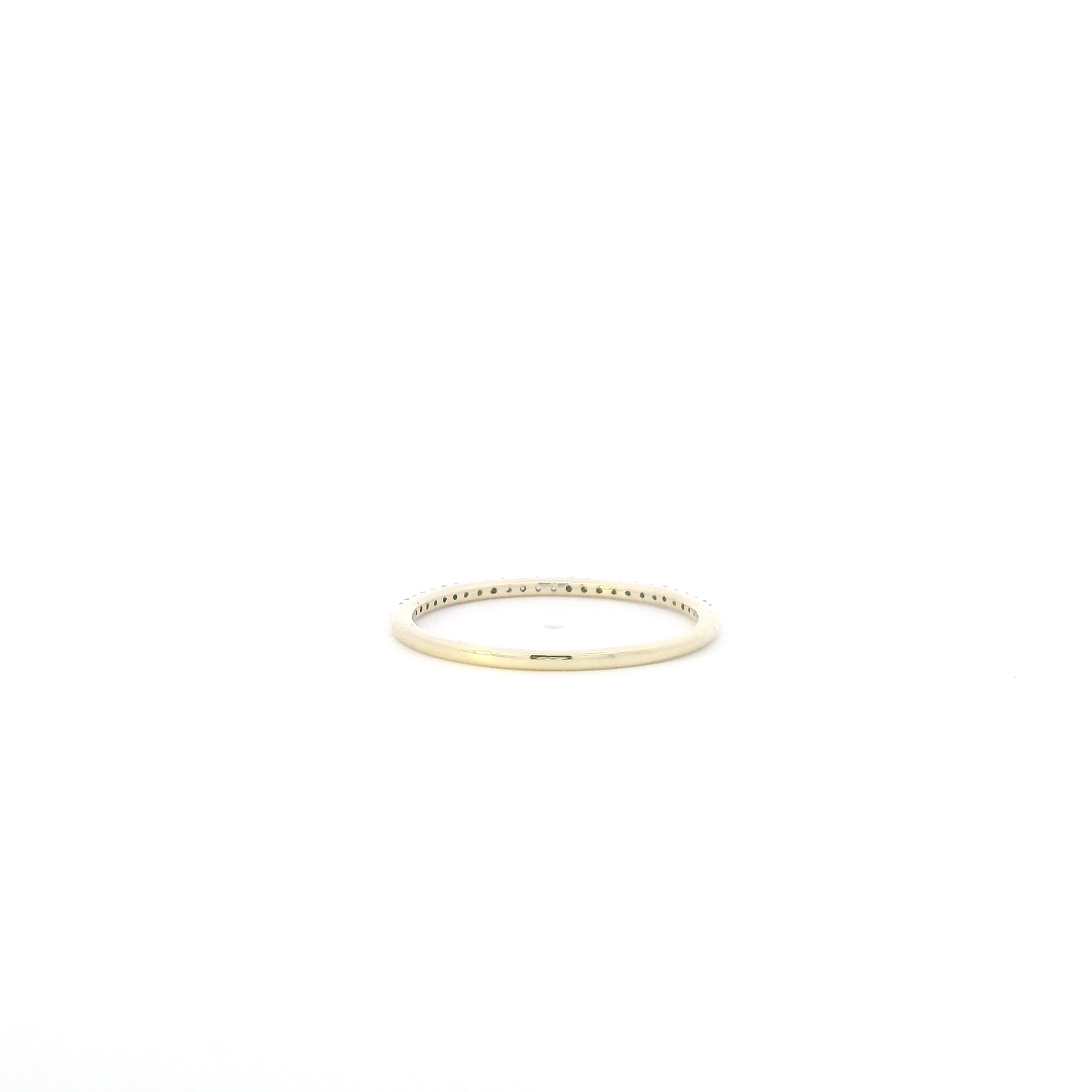 14K Yellow Gold Diamond Womens Ring - 0.16ct