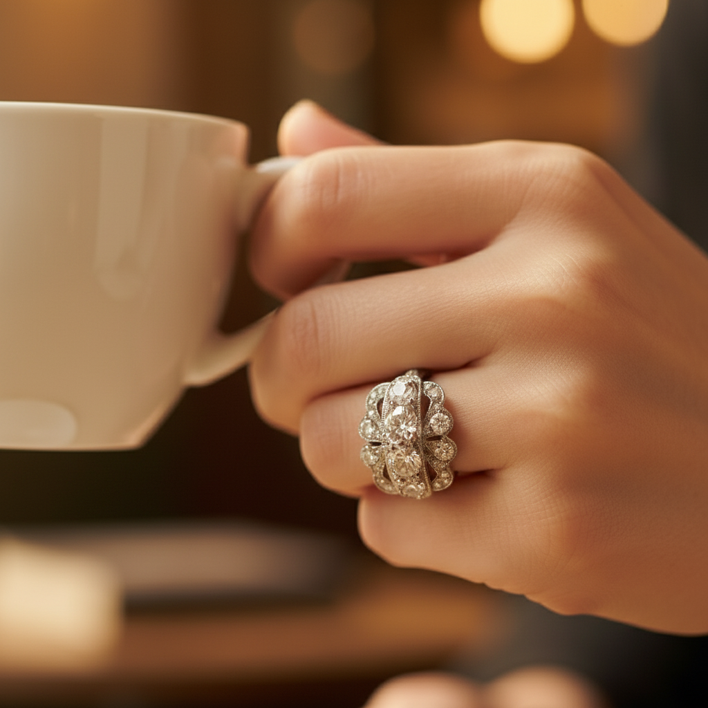 Platinum Diamonds Womens Ring - 1.56ct