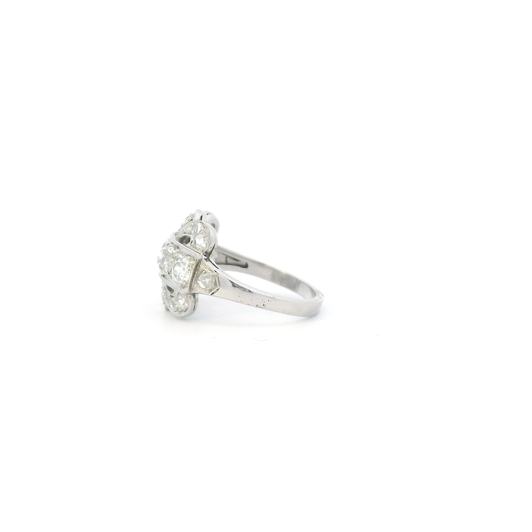 Platinum Diamonds Womens Ring - 1.56ct
