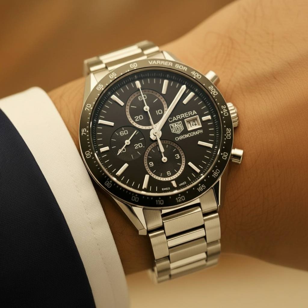 Tag Heuer Automatic Carrera Wristwatch - CV201AL-0