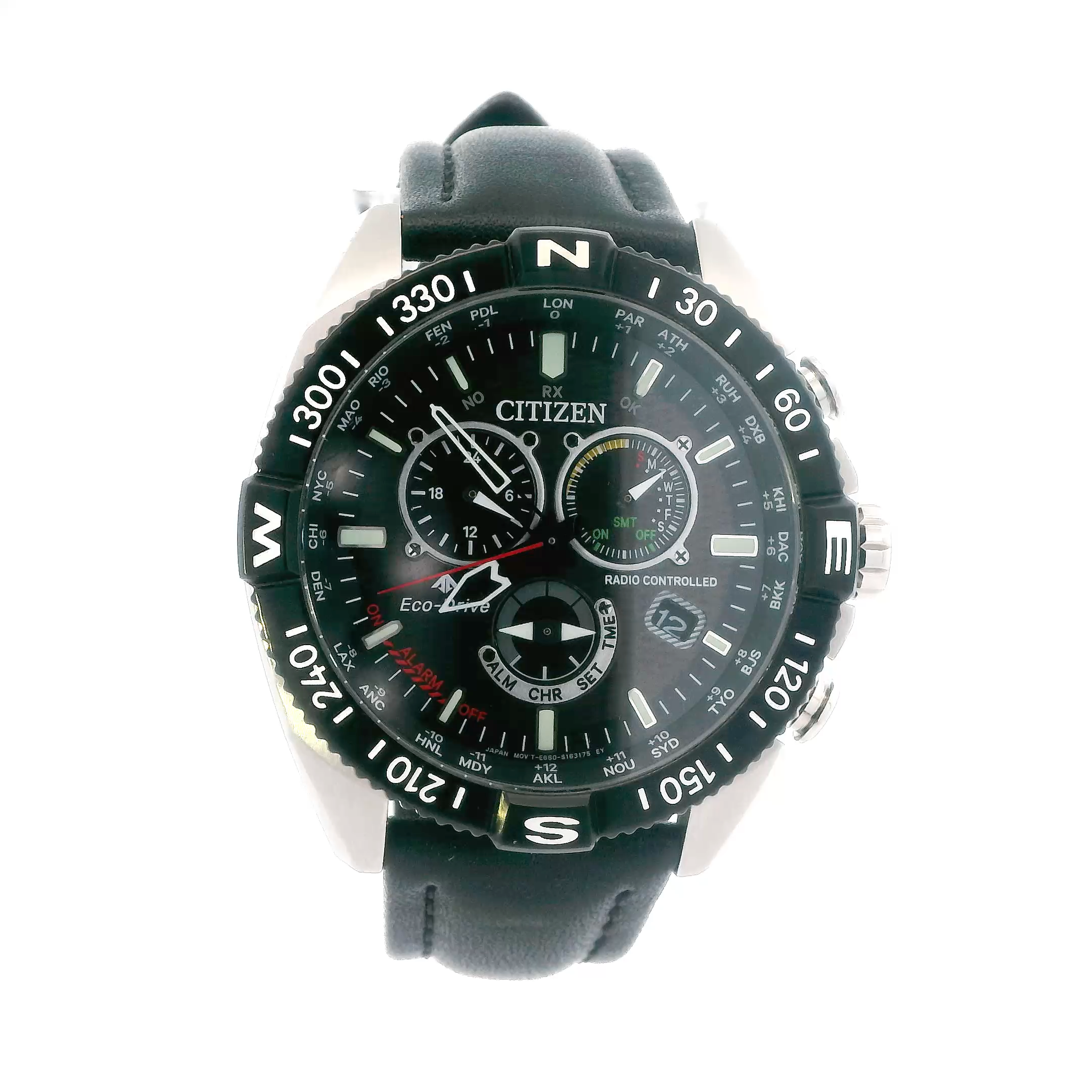 Citizen Eco-Drive Navihawk Mens Wristwatch - CB5840-59E