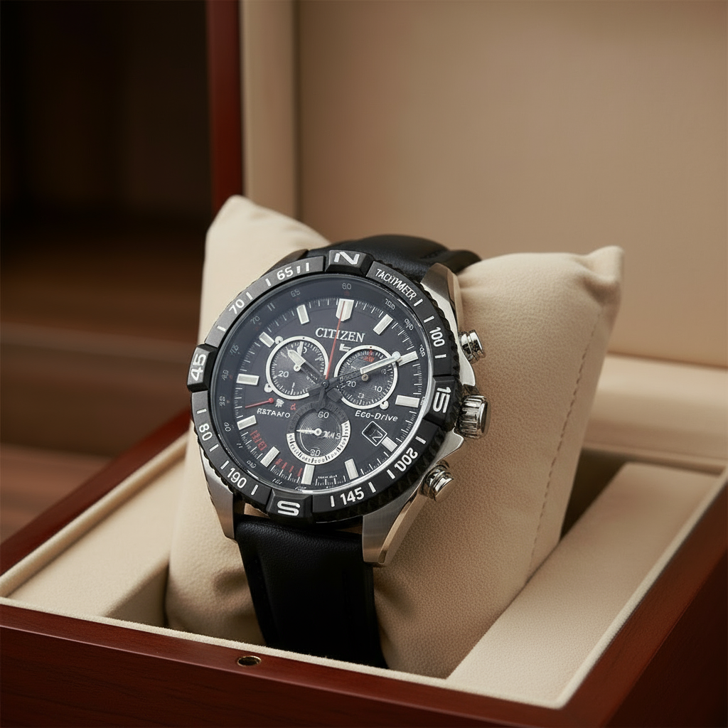 Citizen Eco-Drive Navihawk Mens Wristwatch - CB5840-59E