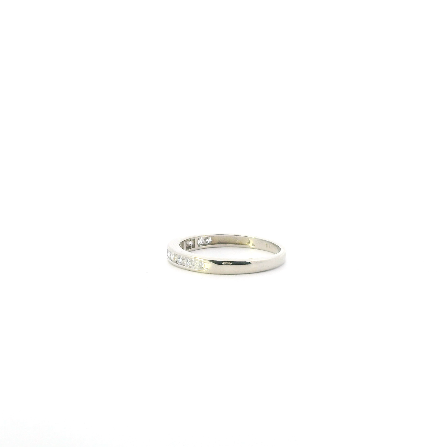 14K White Gold Diamonds Womens Ring -0.36ct