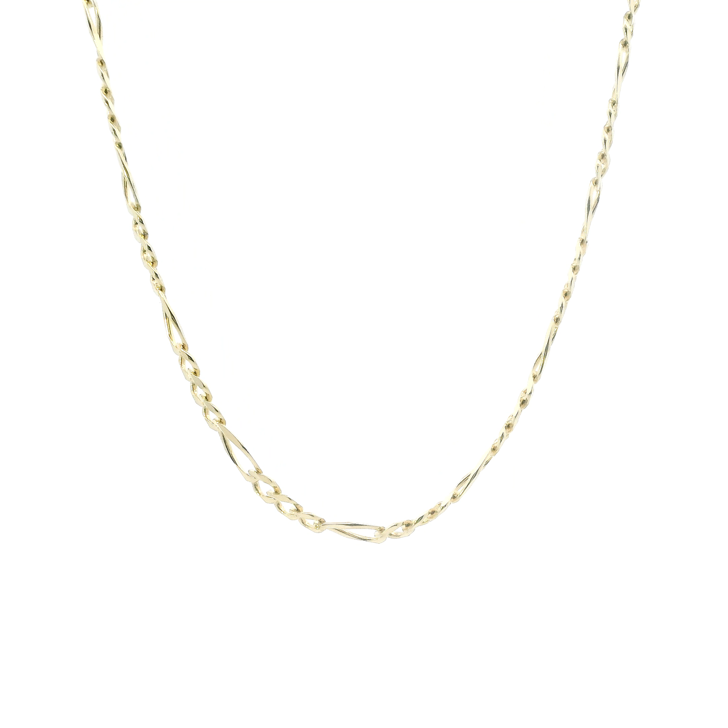 14K Yellow Gold 26" Figaro Chain